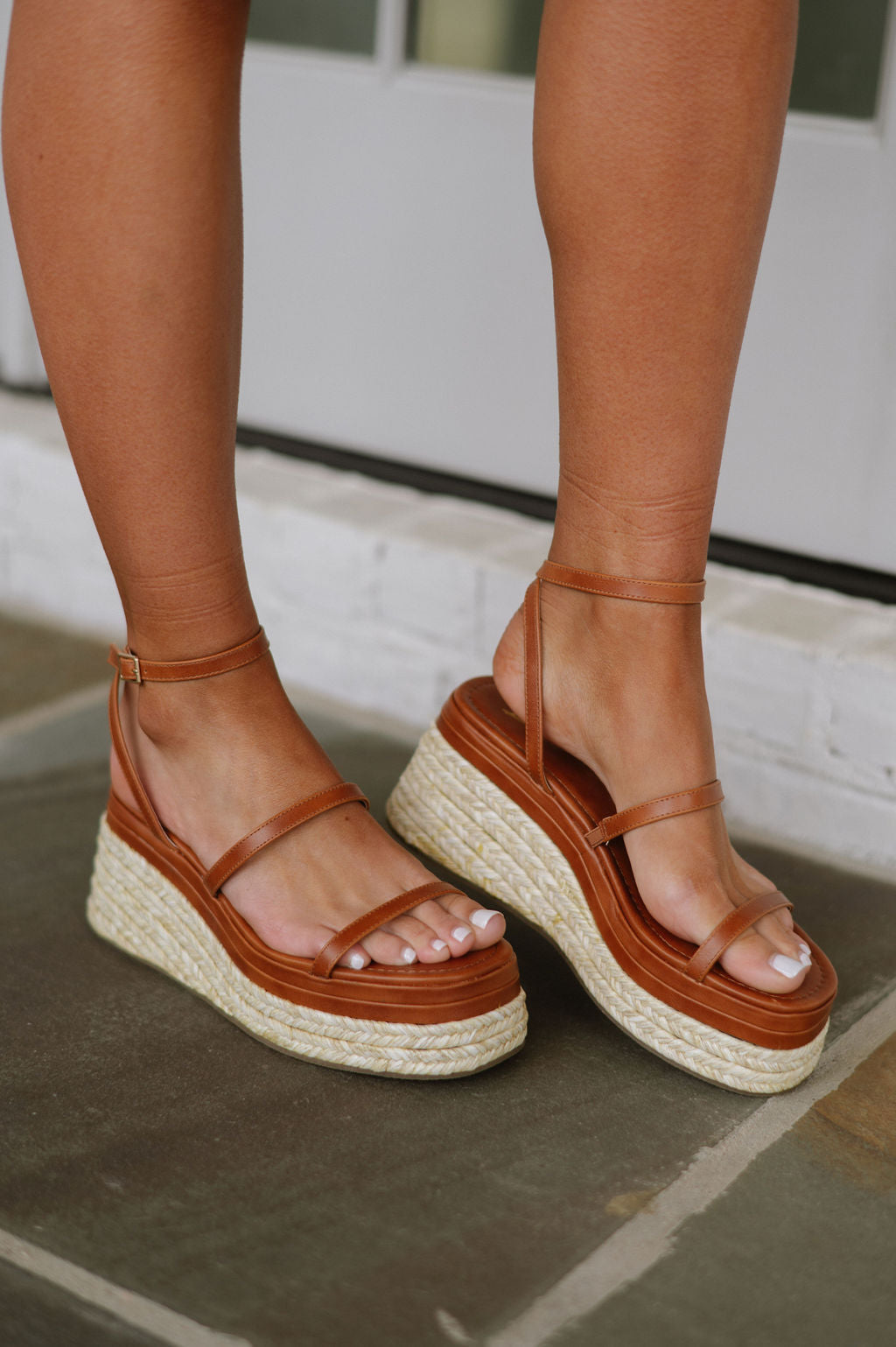 Multi-Strap Tora Espadrilles-Tan