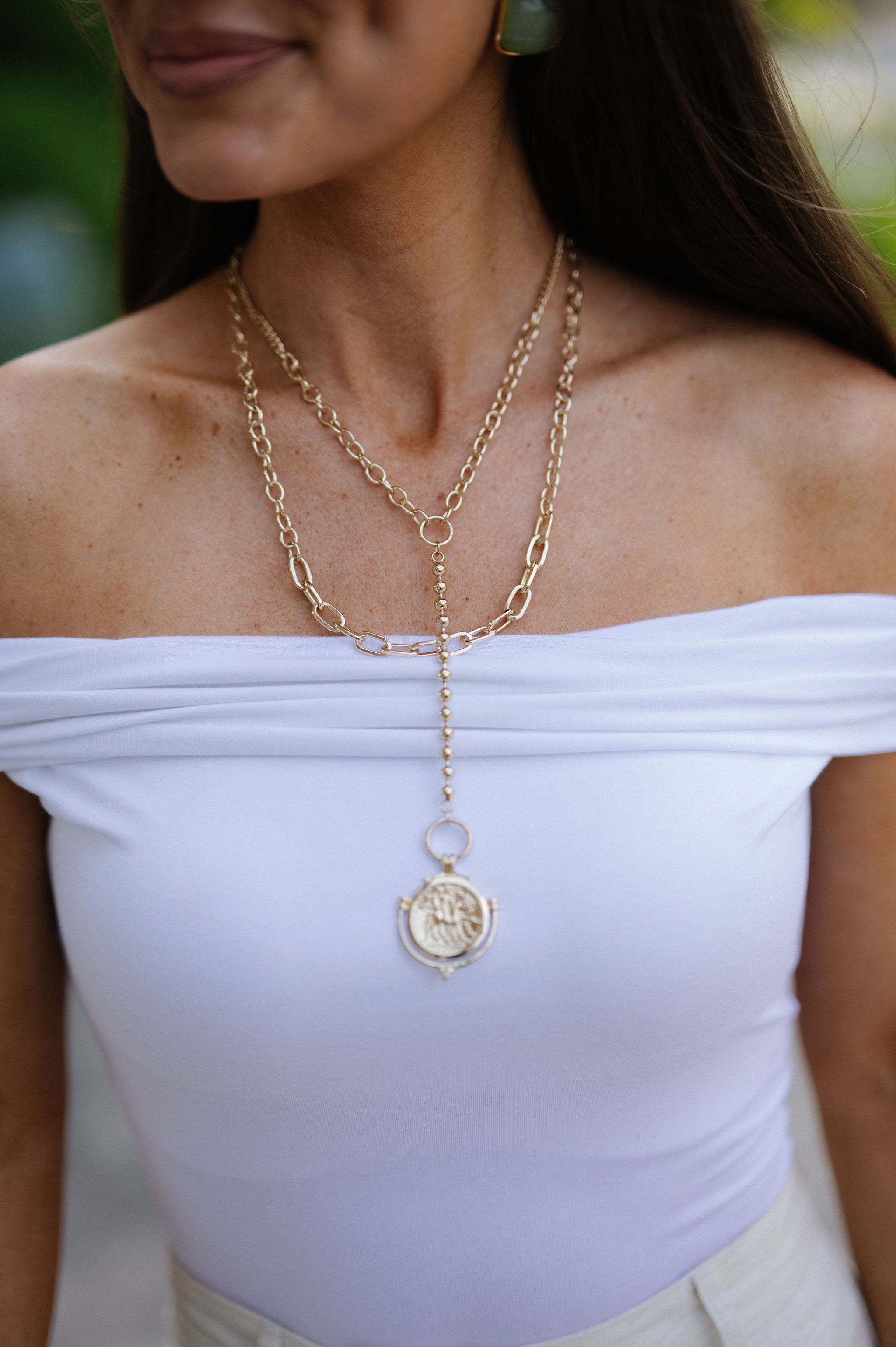 Puckett Layered Chain Necklace