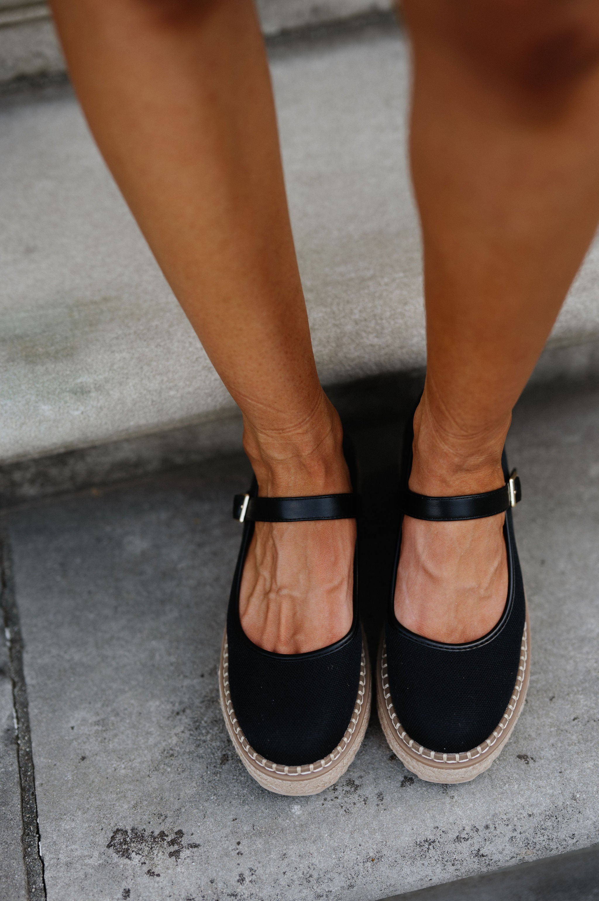 Miana Maryjane Espadrille- Black