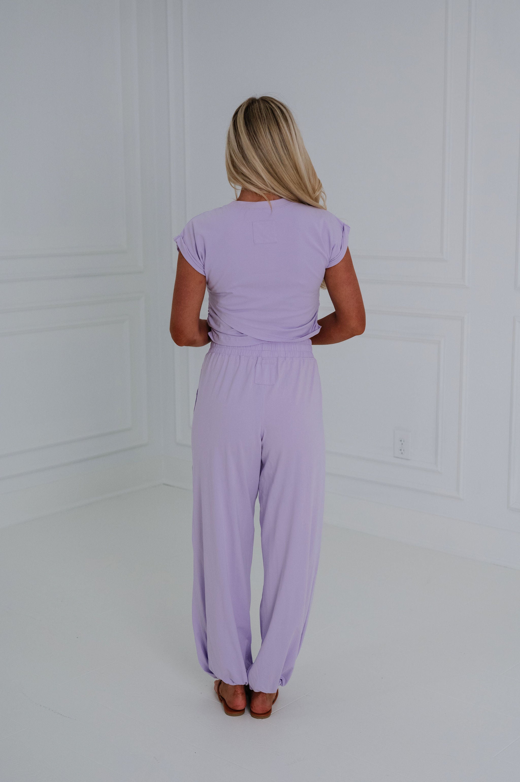 Tinsley Pants Set-Lavender