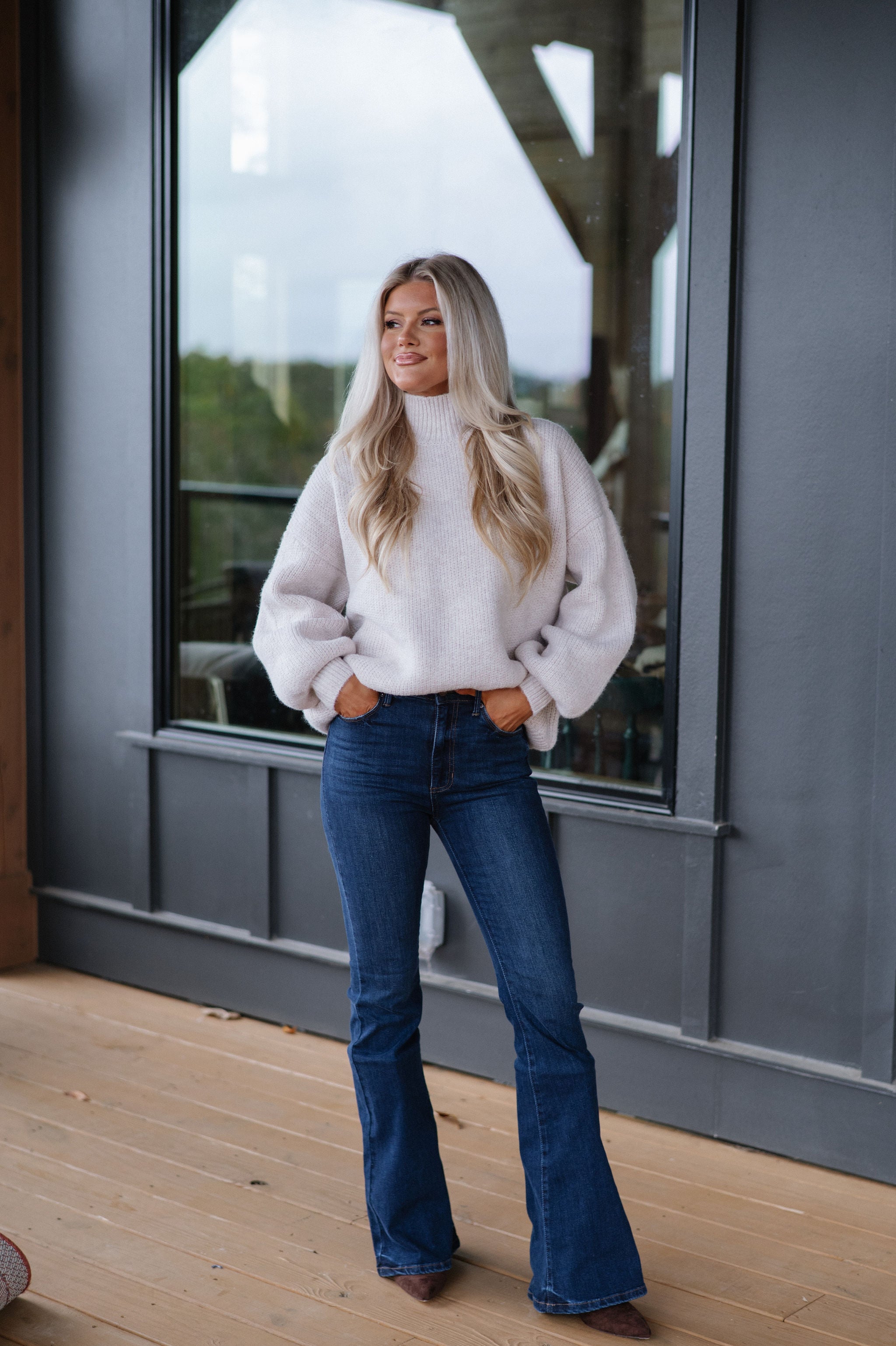 Harvey Sweater-Oat Milk