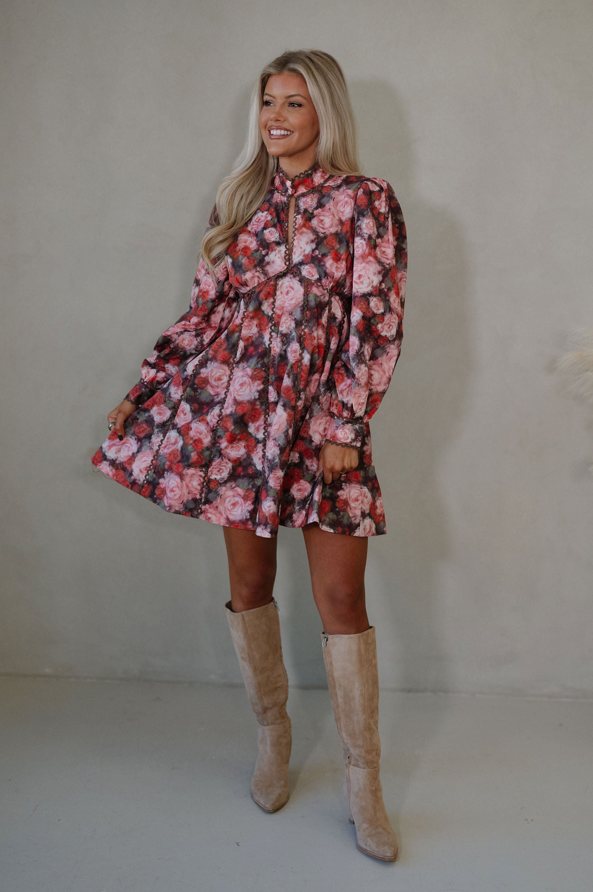 Portia Dress-Floral