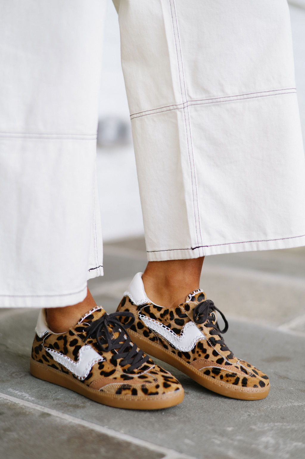 Notice Stitch Sneakers-Leopard Dolce Vita