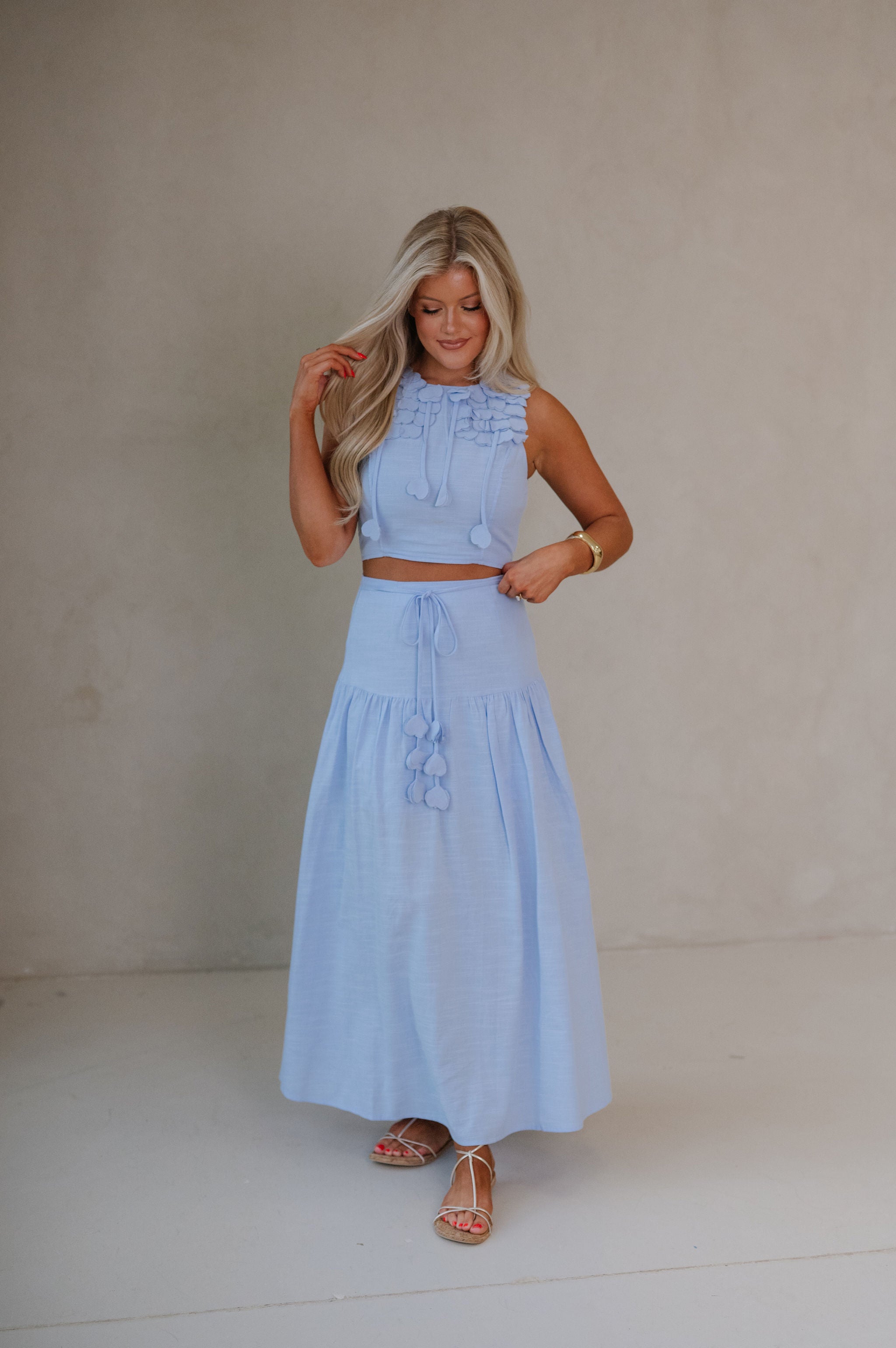 Raquel Floral Set- Blue