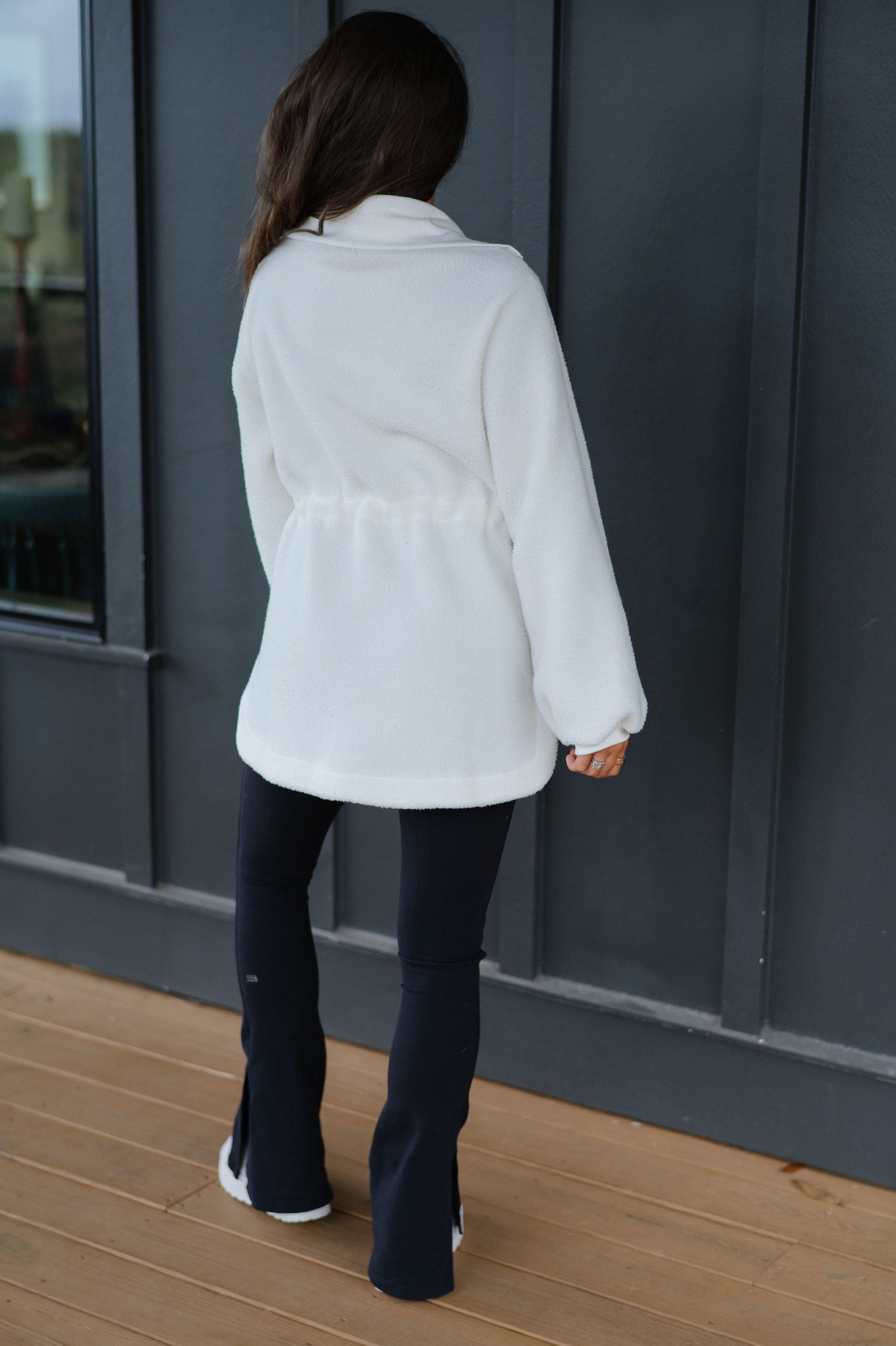 Lola Fleece Pullover-Cream