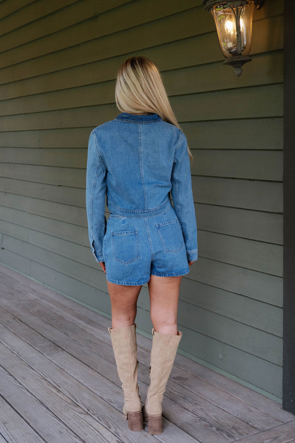 Wesley Skort Set-Denim