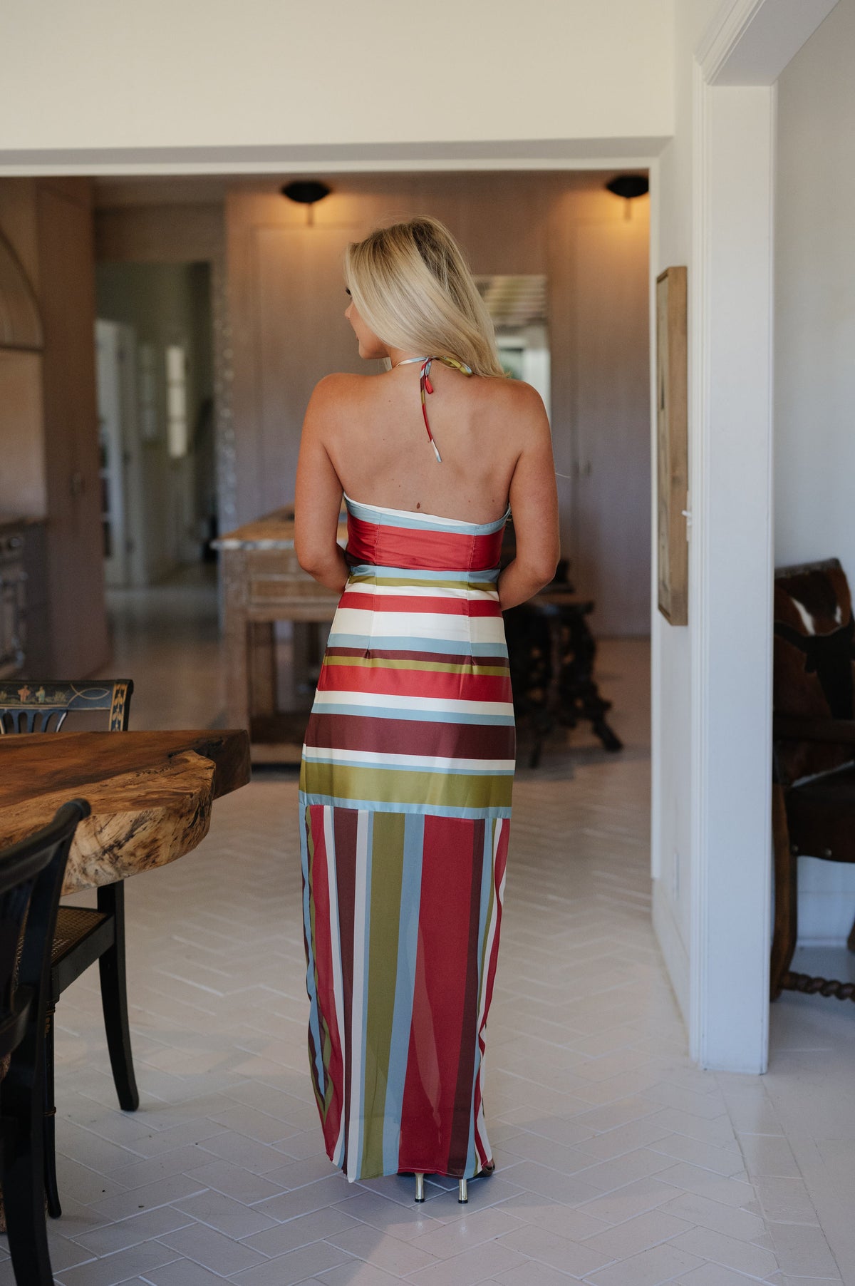 Ava Striped Maxi Dress