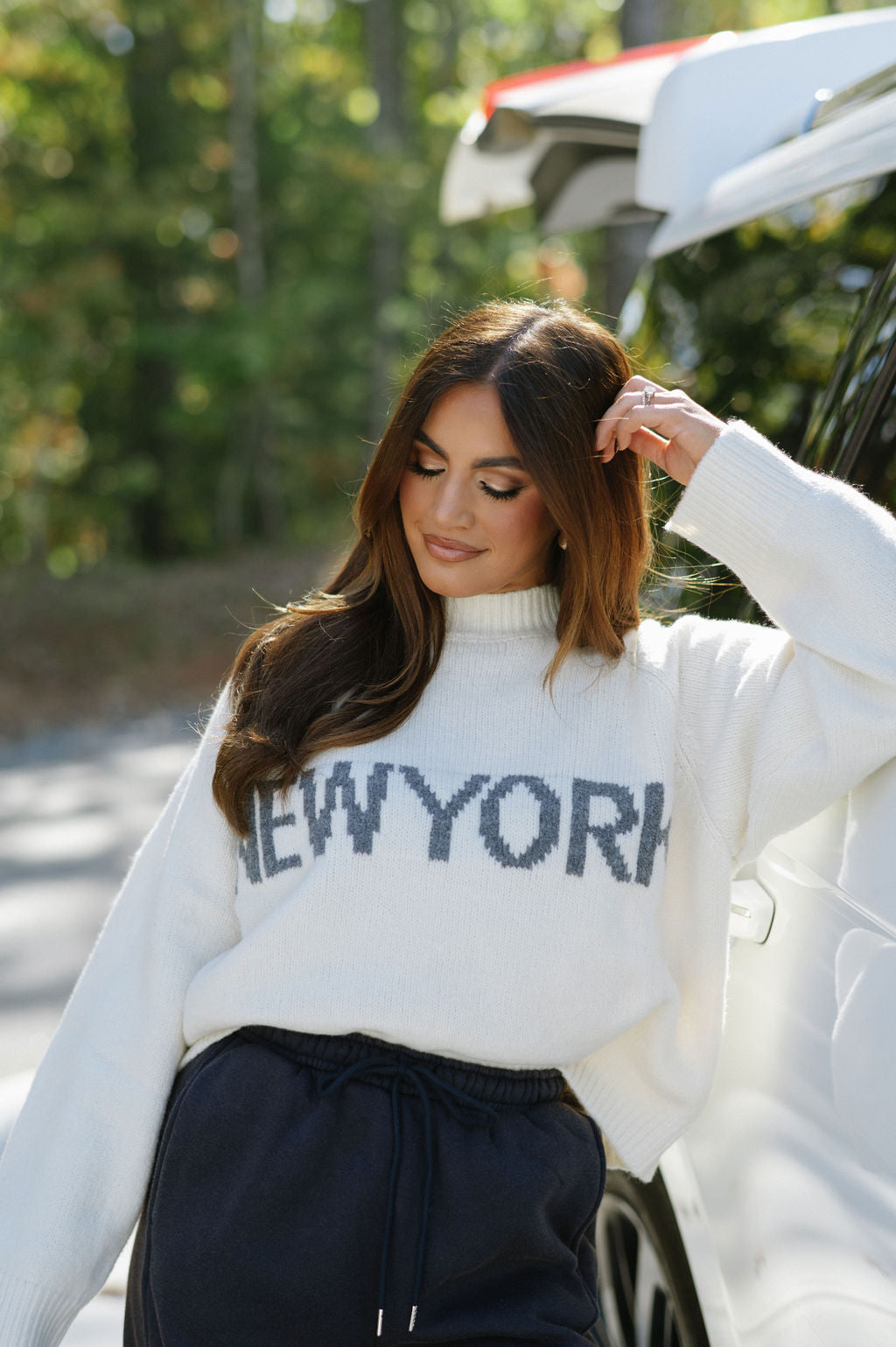 New York Sweater- Cream