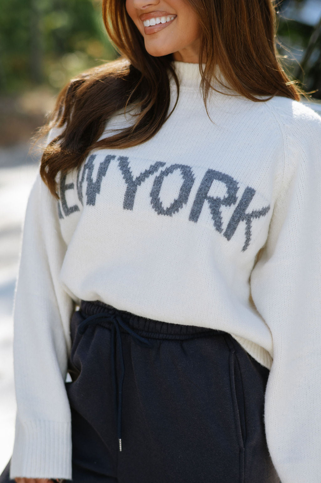 New York Sweater- Cream