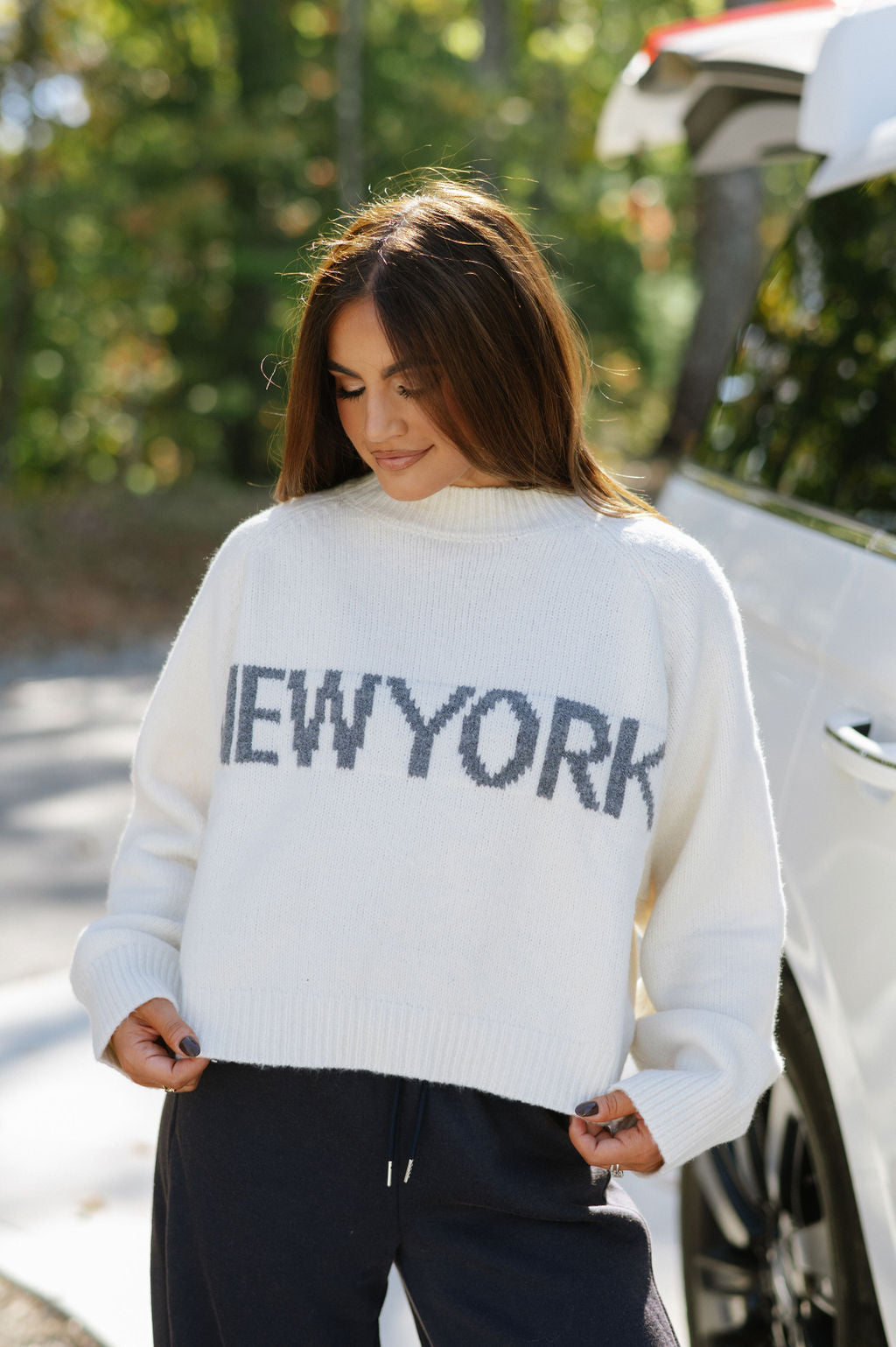 New York Sweater- Cream