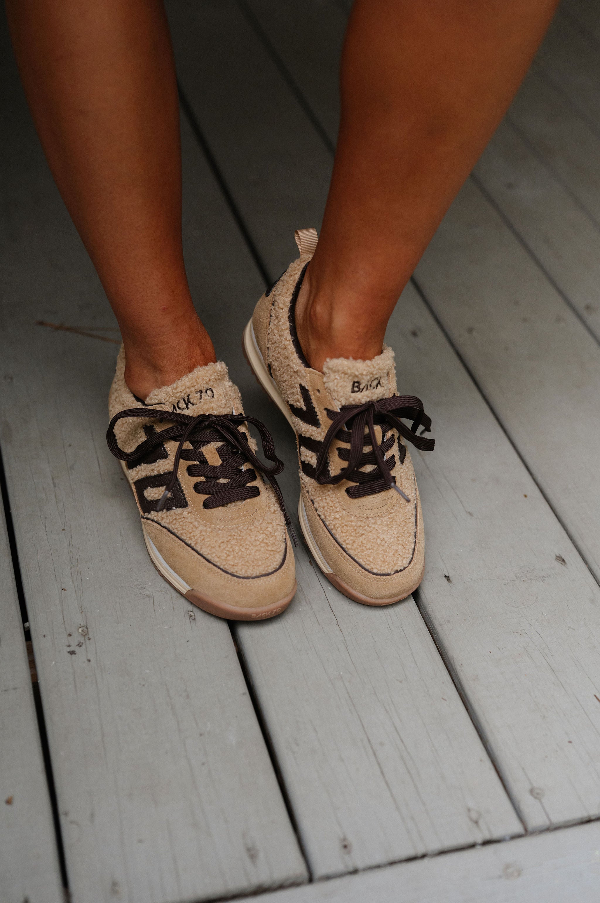 Barkley Jogger Sneakers-Beige/Coffee//BACK70