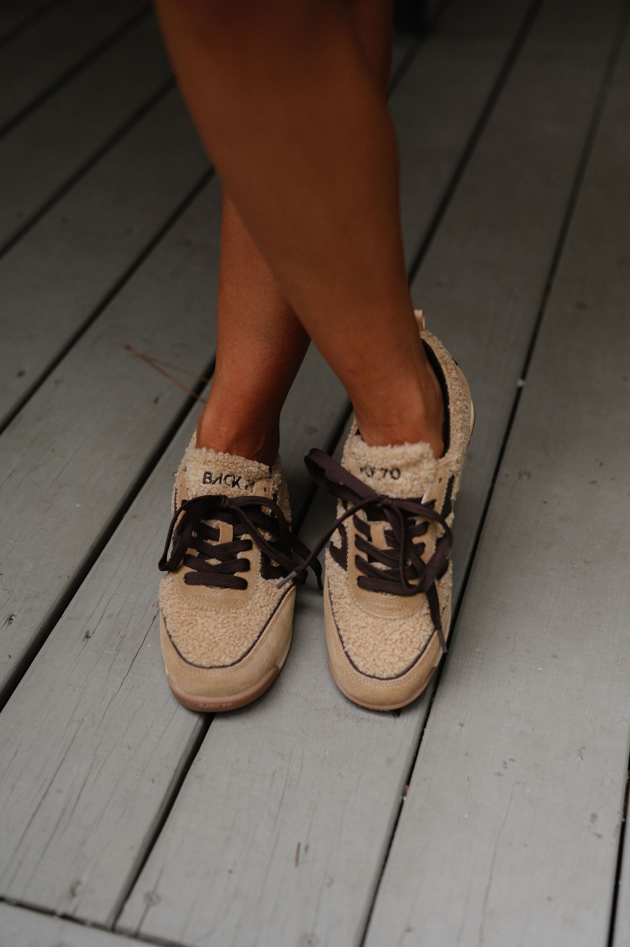 Barkley Jogger Sneakers-Beige/Coffee//BACK70
