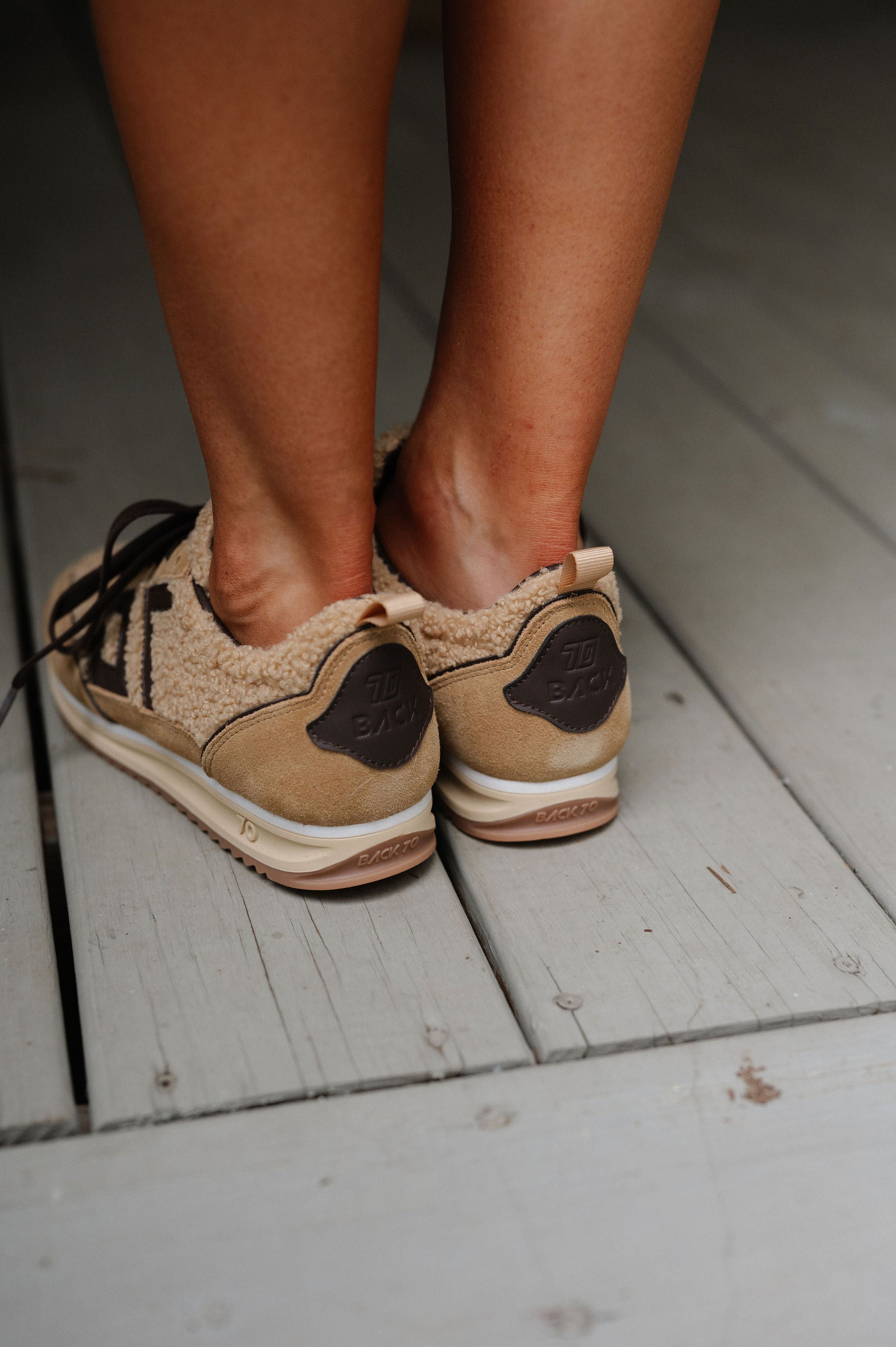 Barkley Jogger Sneakers-Beige/Coffee//BACK70