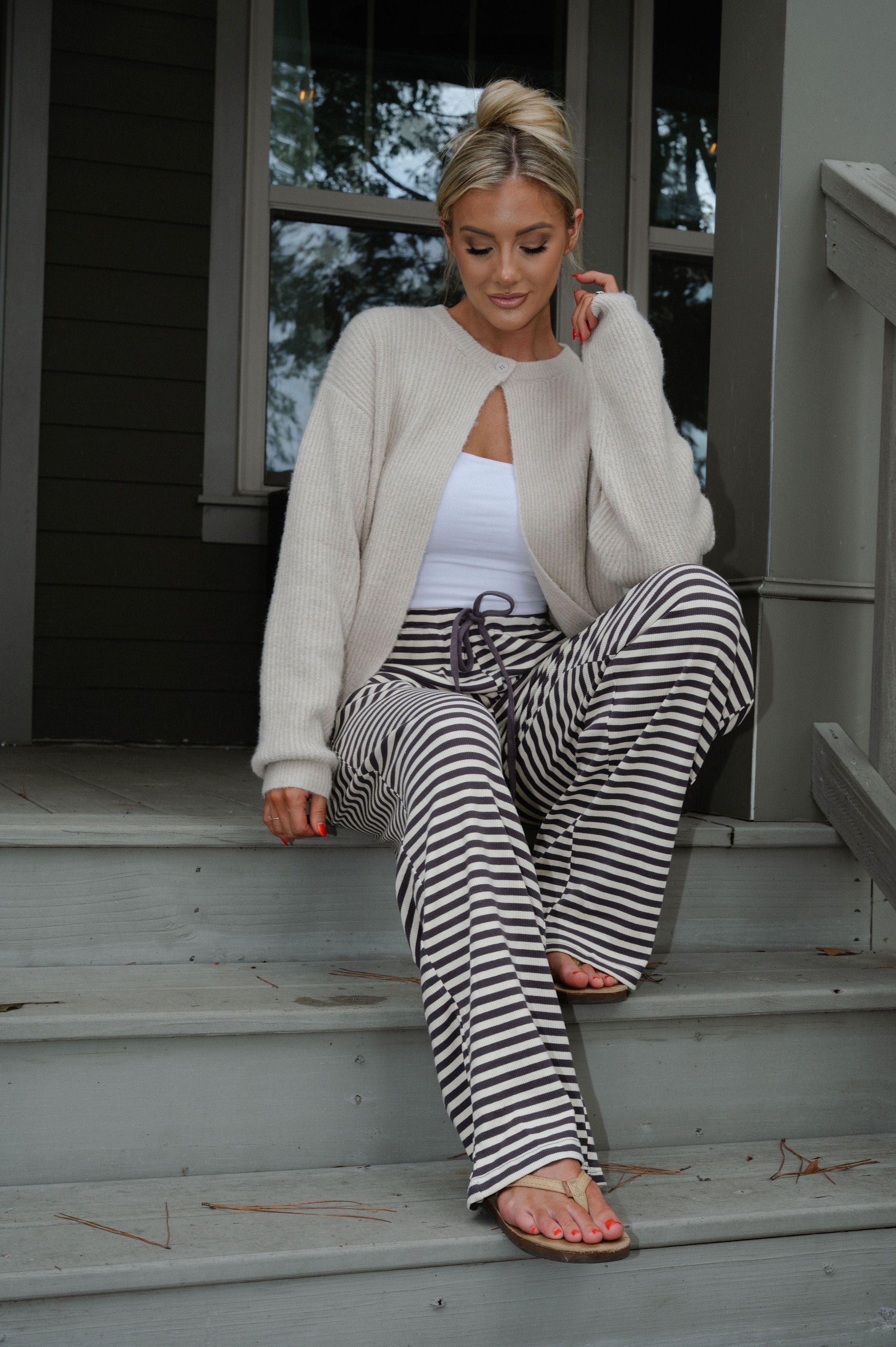 Toby Cardigan-Taupe