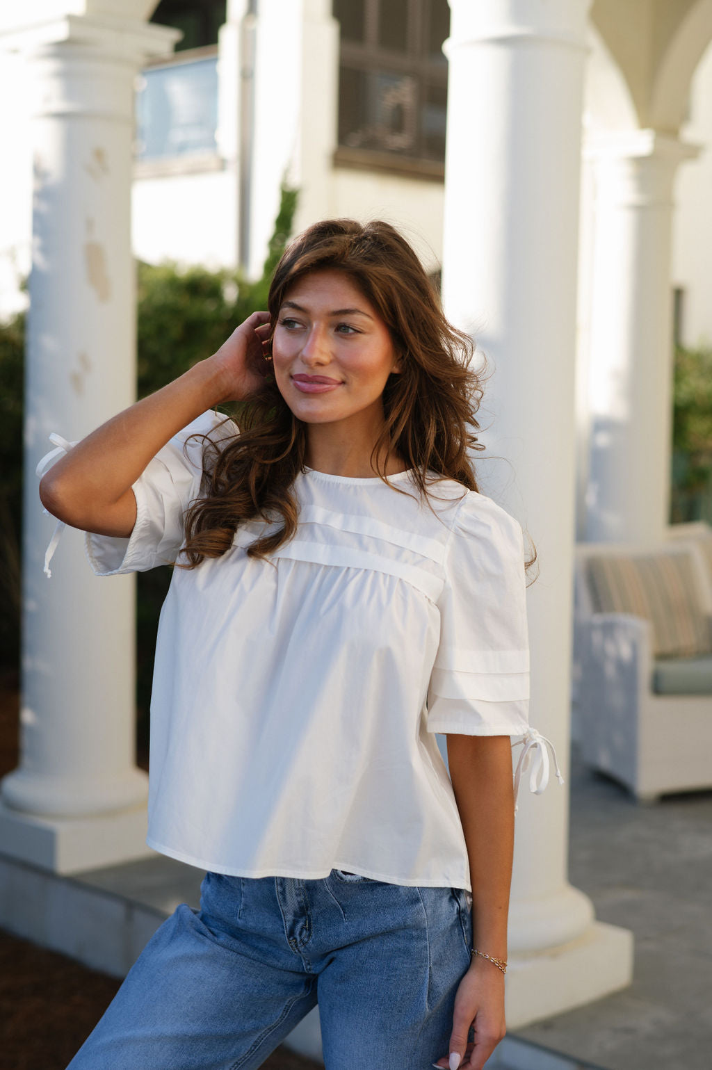 Lilly Blouse-Off White