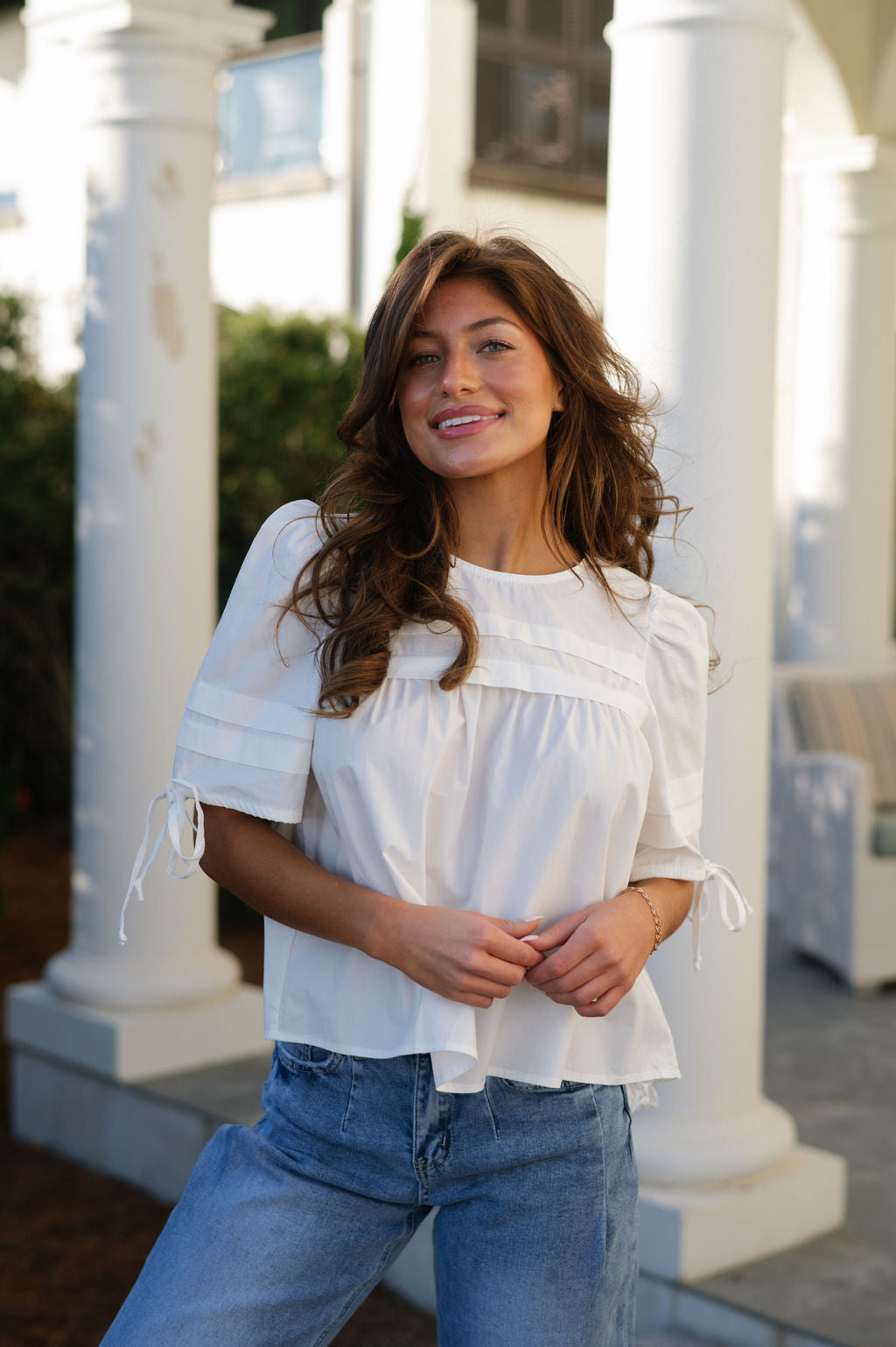 Lilly Blouse-Off White