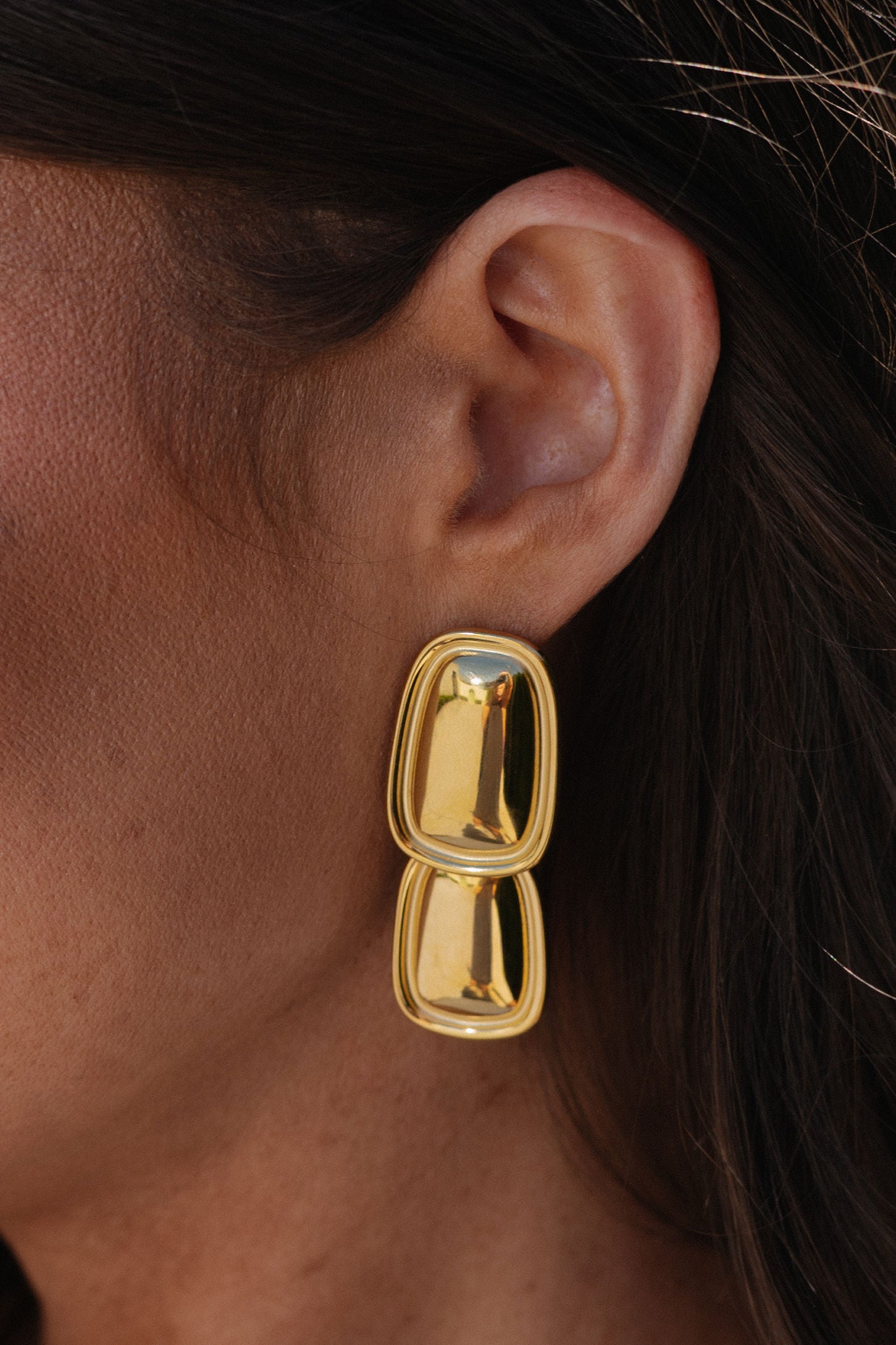 Angelina Earrings-Gold