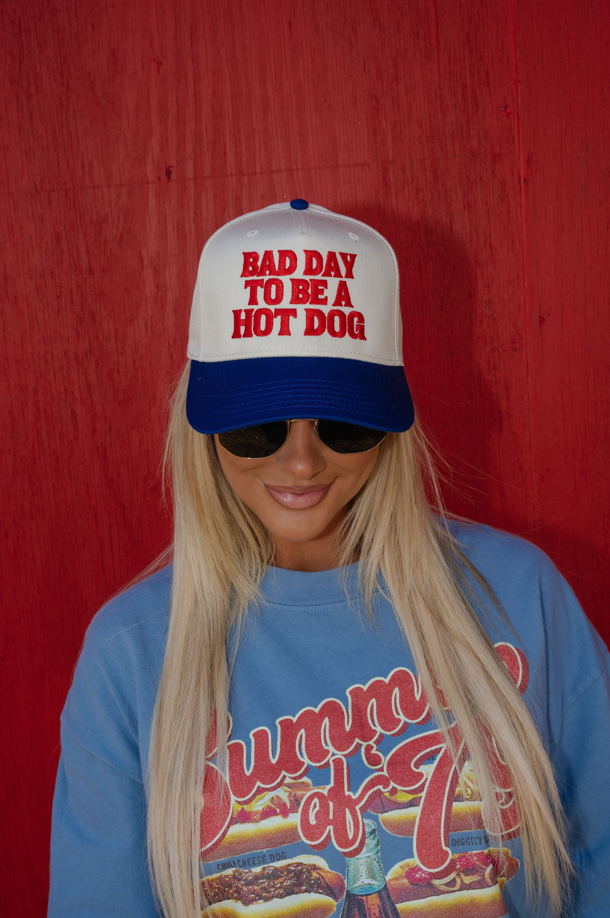 "Bad Day To Be A Hot Dog" Trucker Hat