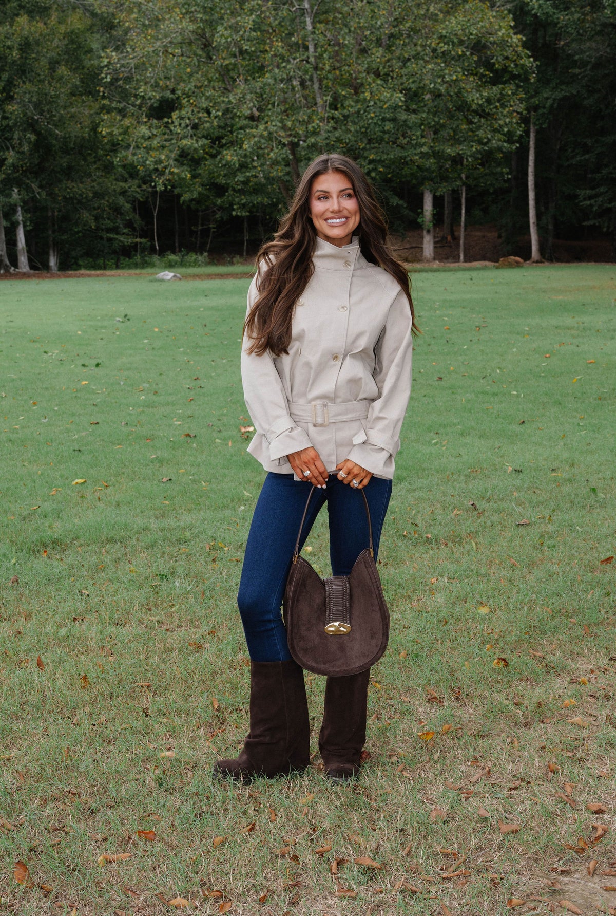 Cora Trench Coat-Khaki