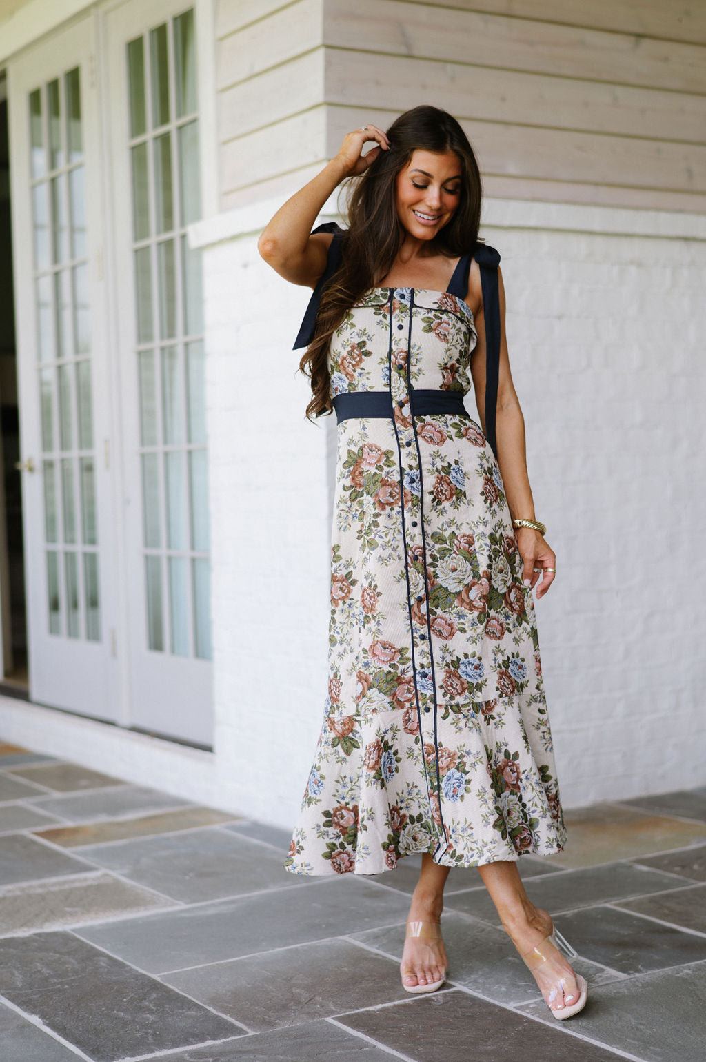 Kim Tapestry Midi Dress