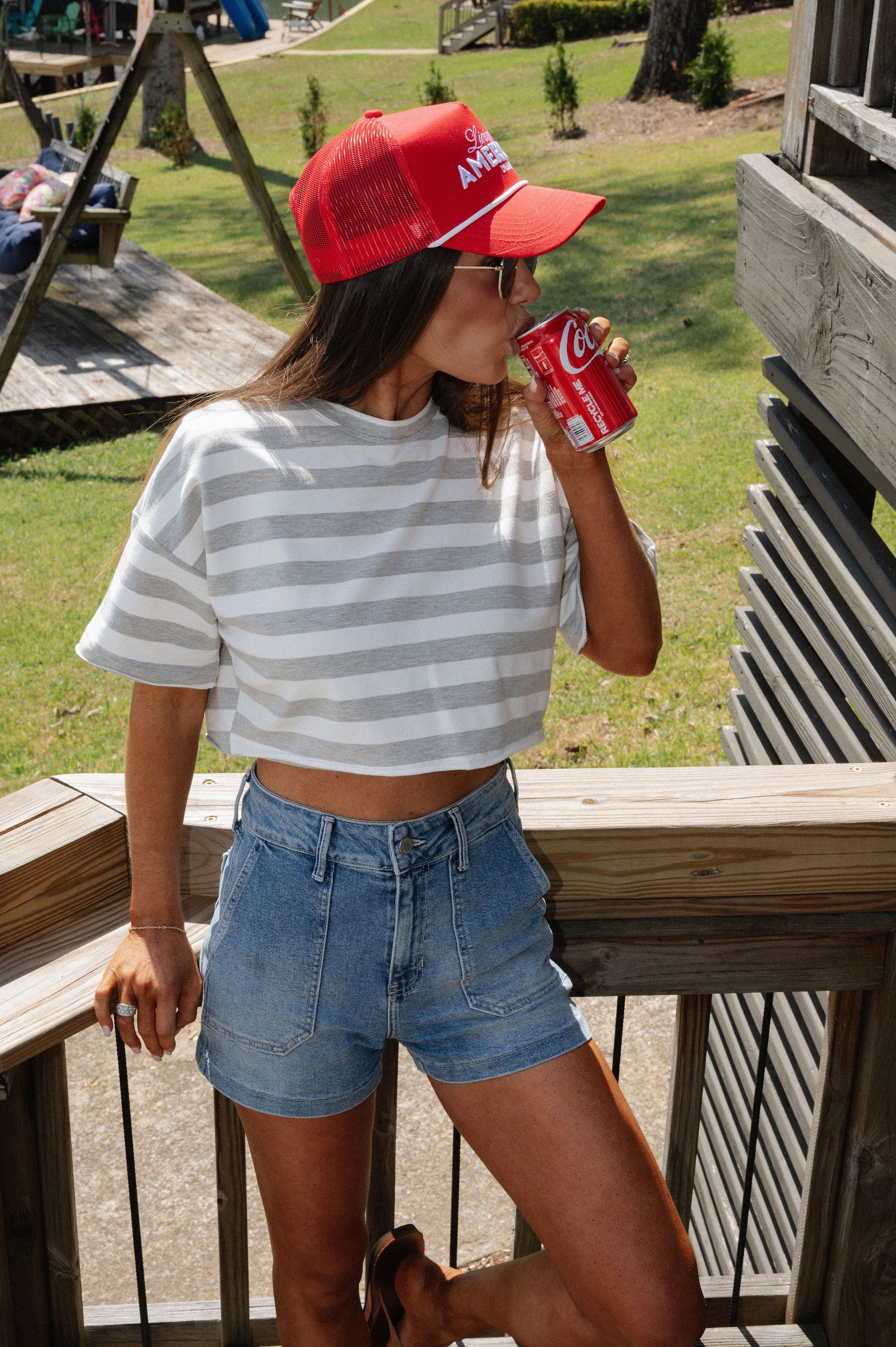 Violet Round Neck Top-Heather Grey