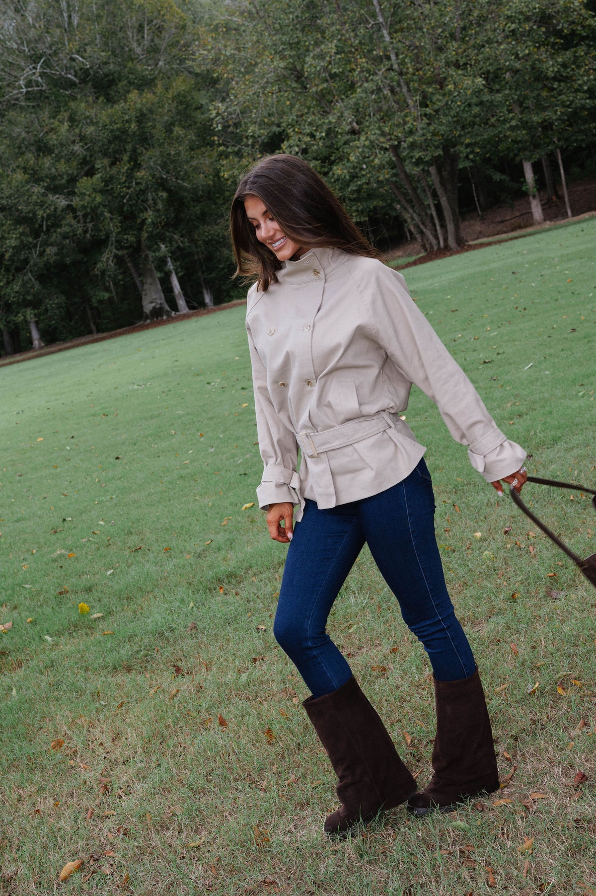 Cora Trench Coat-Khaki