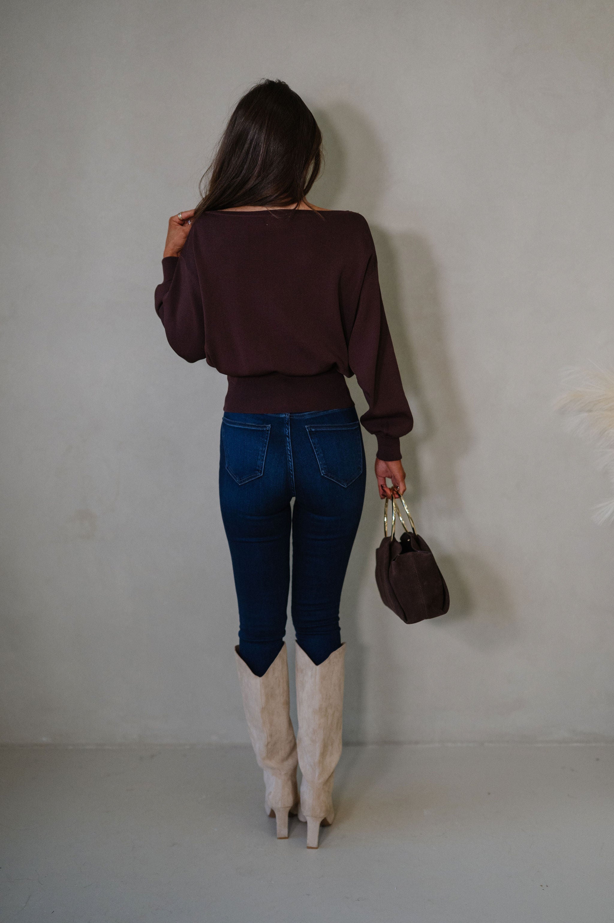 Eloise Sweater-Chocolate