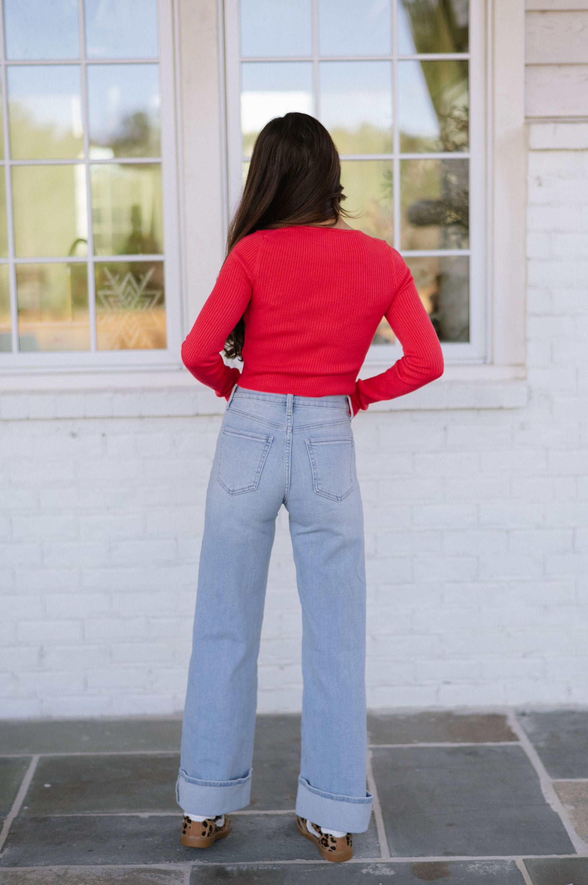 Nori Cardigan-Red