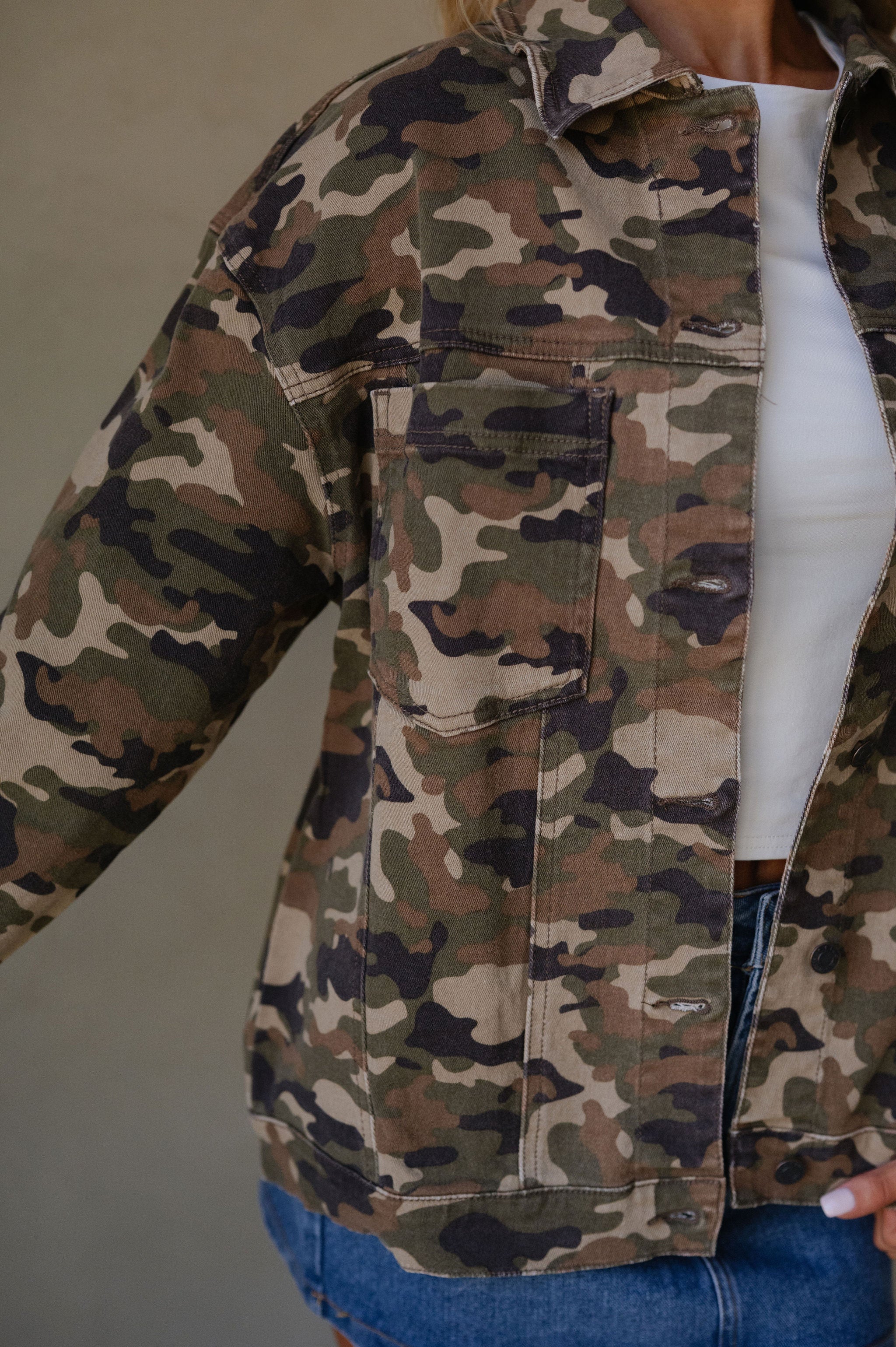 Camo Oversized Jacket
