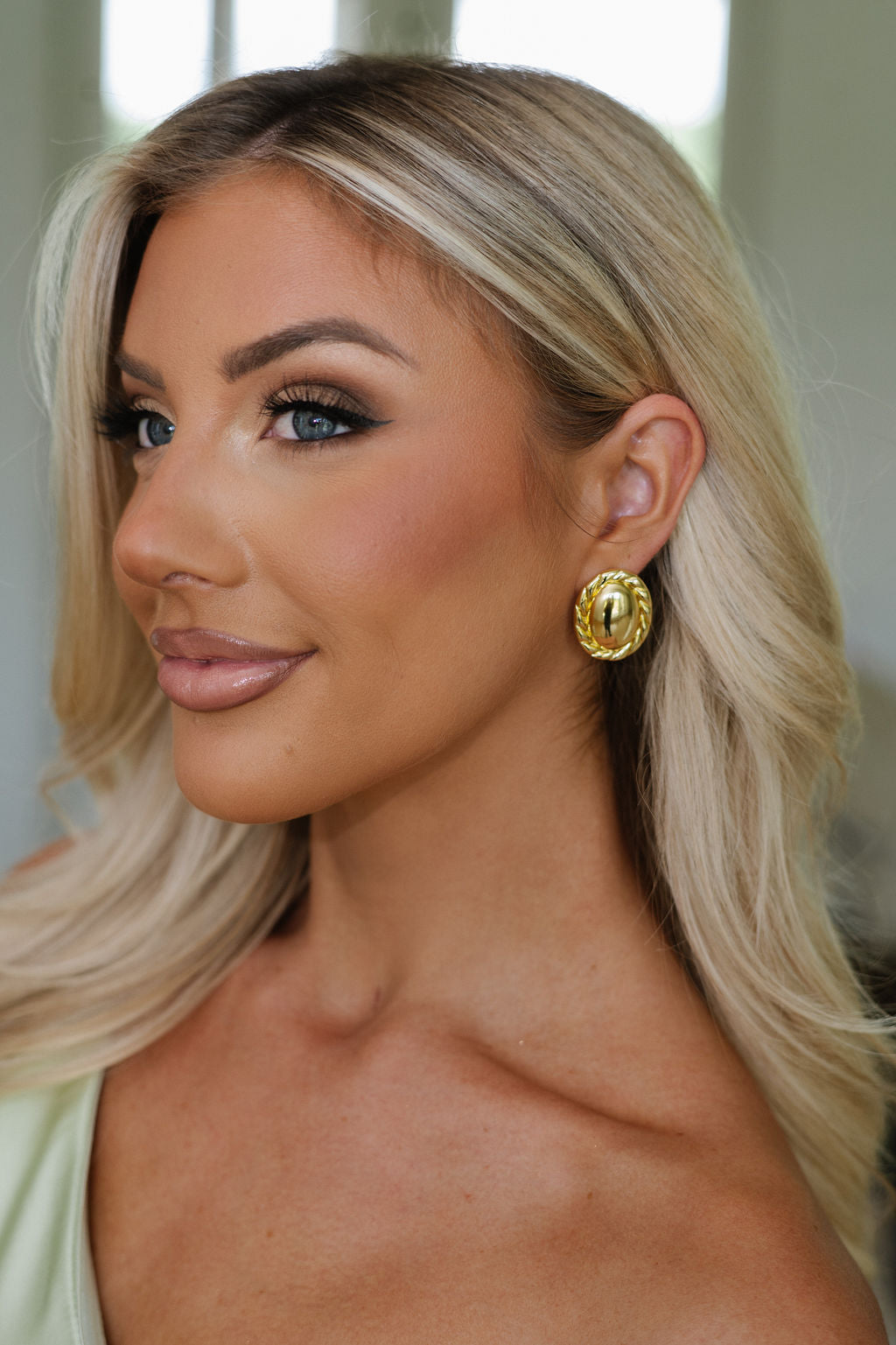 Vintage Lush Gold Studs