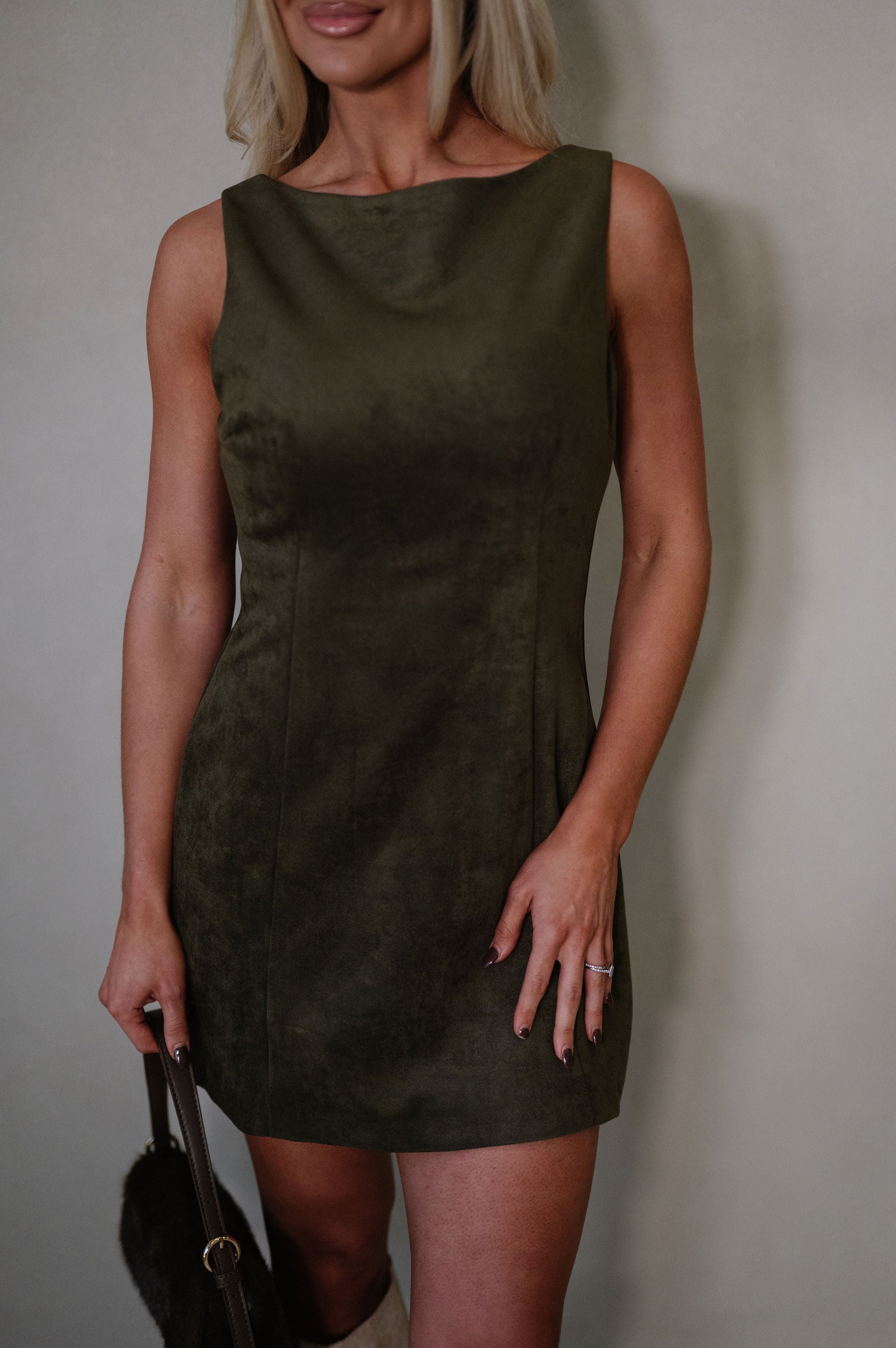 Louisa Dress-Olive