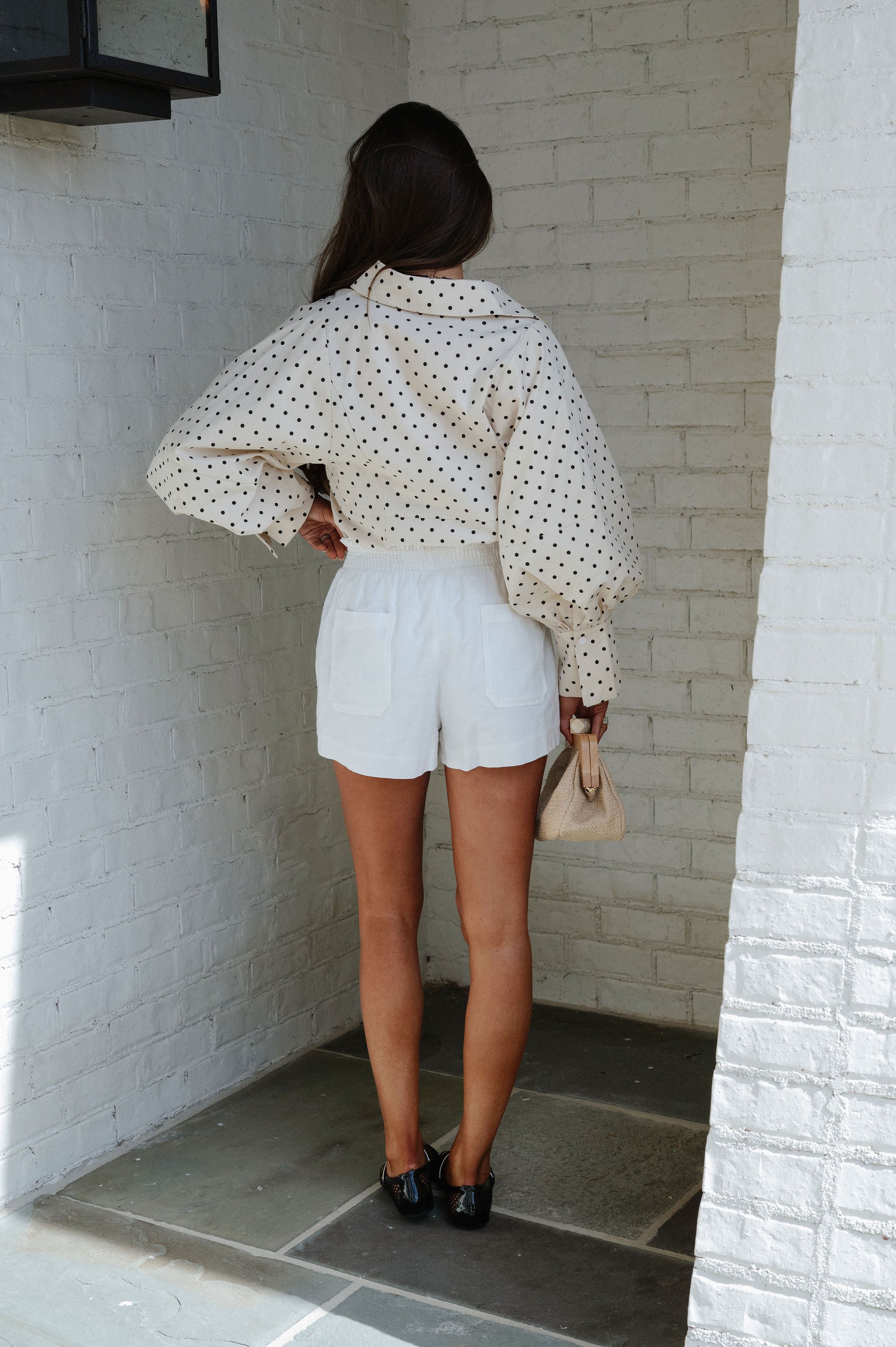 Tina Shorts-Off White