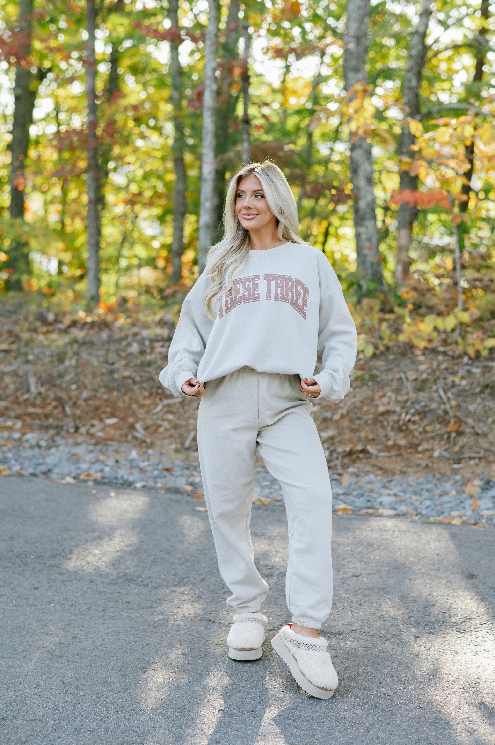 These Three Sweatshirt- Tan/Brown