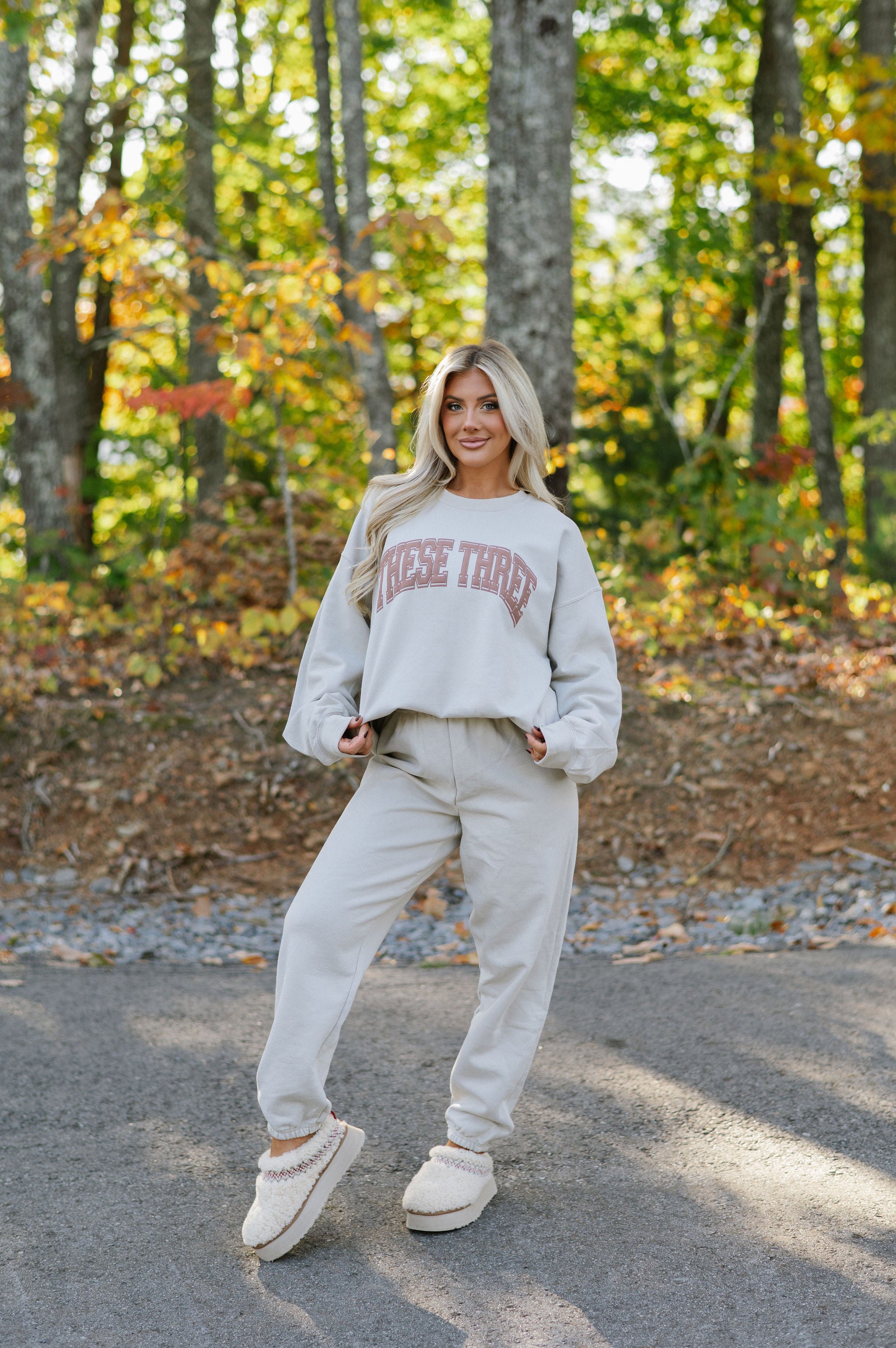 These Three Sweatshirt- Tan/Brown