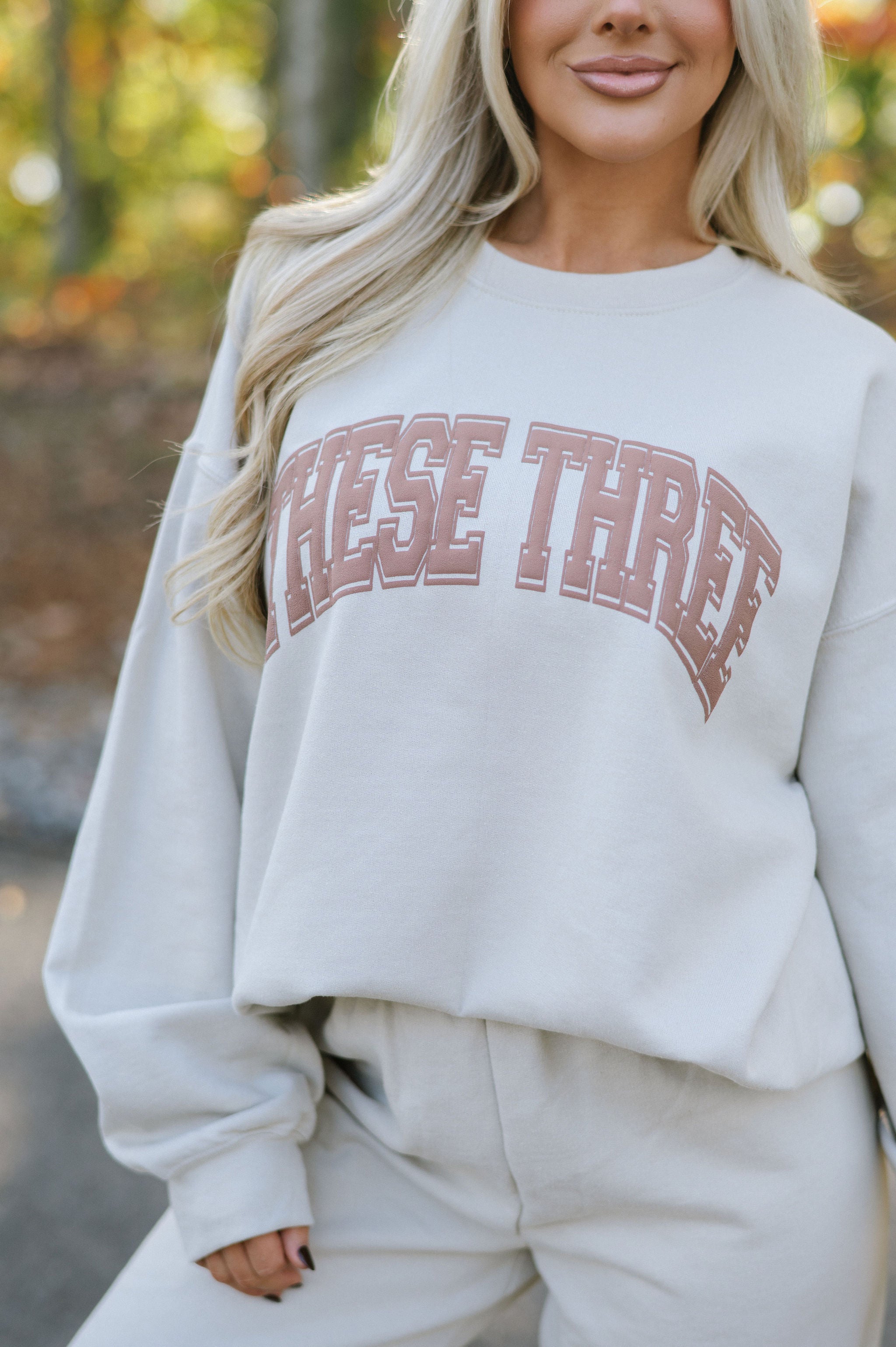 These Three Sweatshirt- Tan/Brown