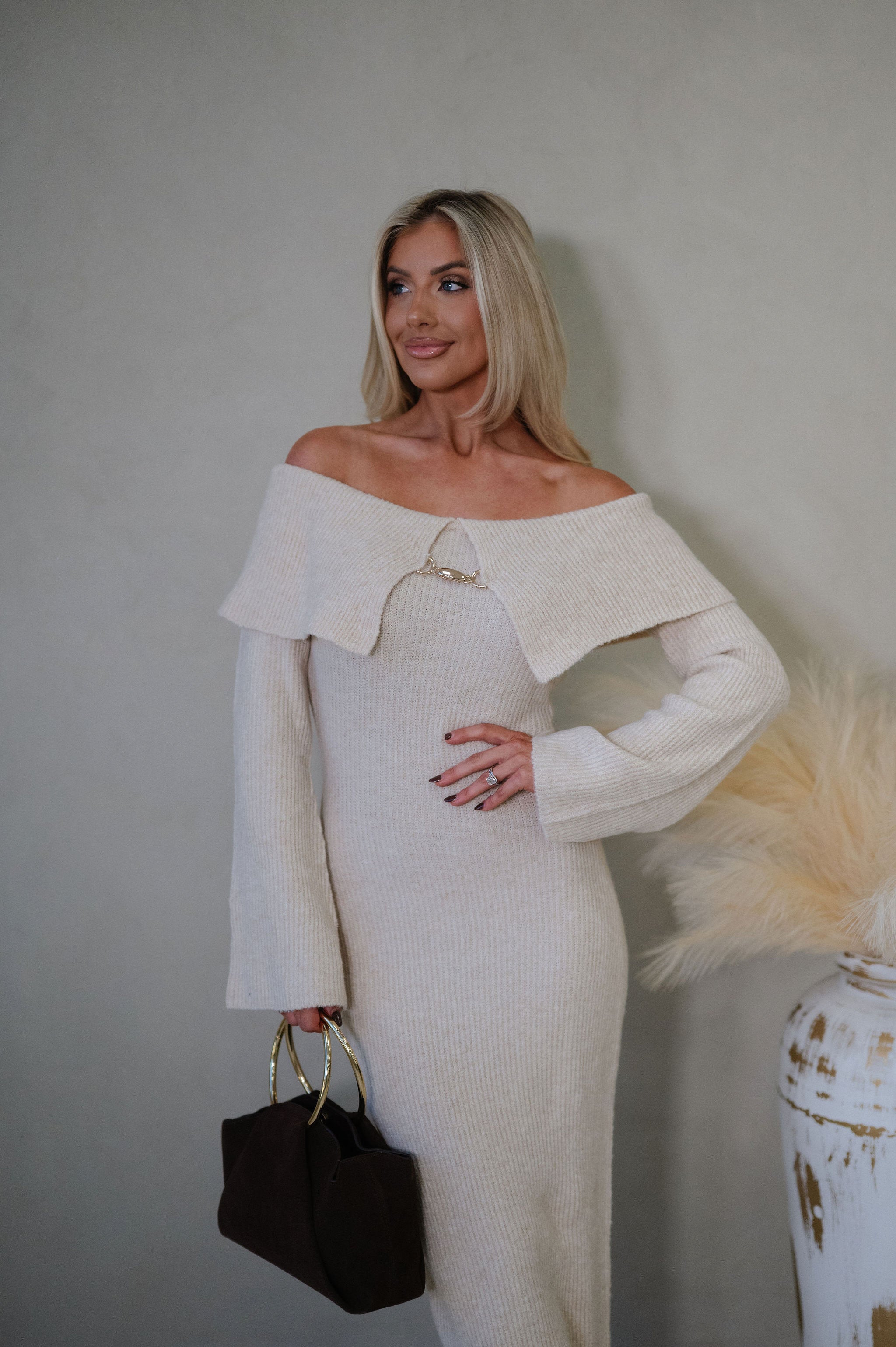 Marcus Maxi Dress-Natural