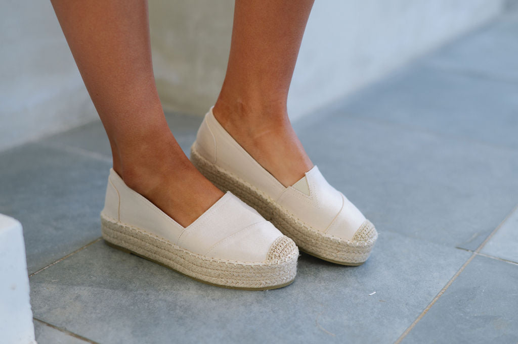 Santos Espadrille- Beige