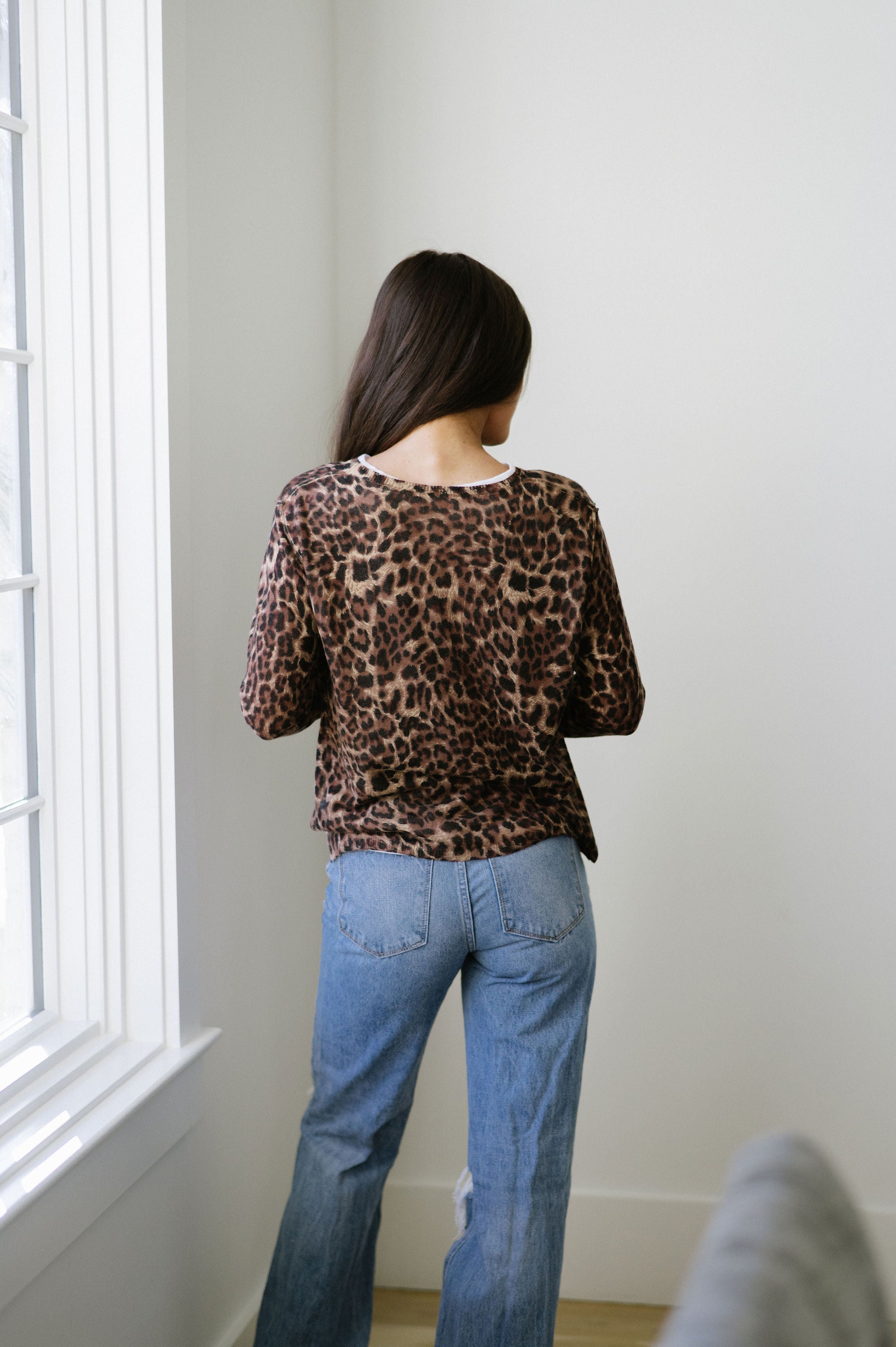 Langston Leopard Top