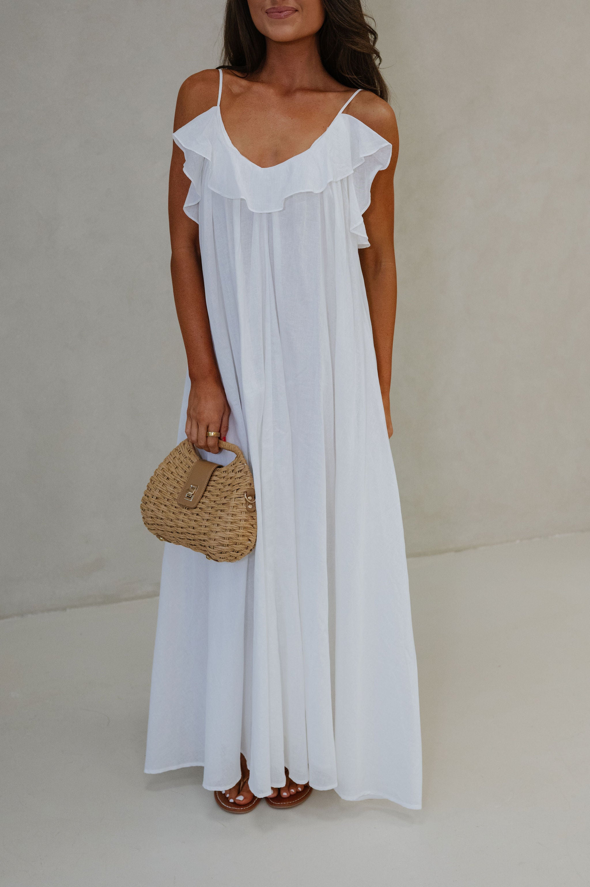 Sutton Maxi Dress-White