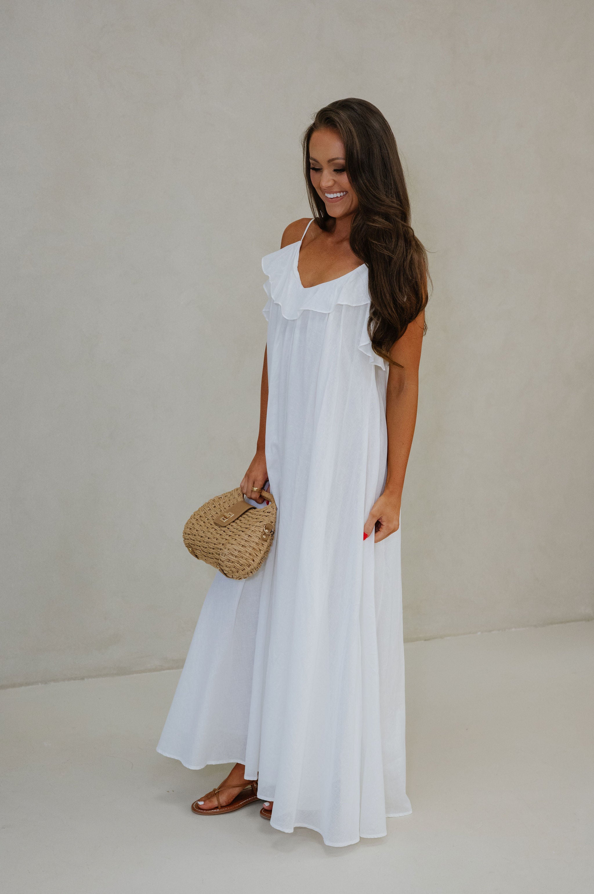 Sutton Maxi Dress-White