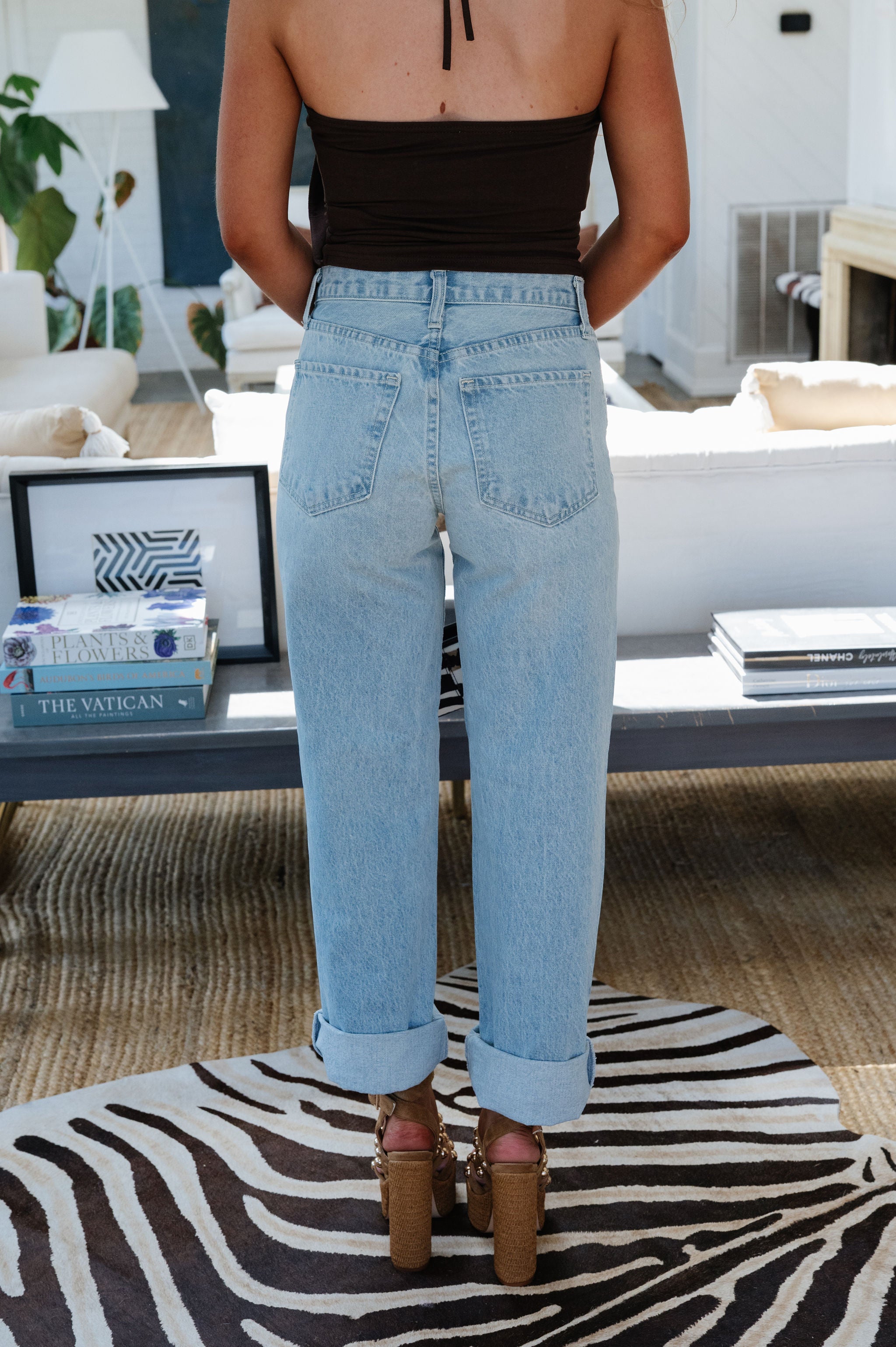 Kristin Relaxed Straight Jean-Light Denim