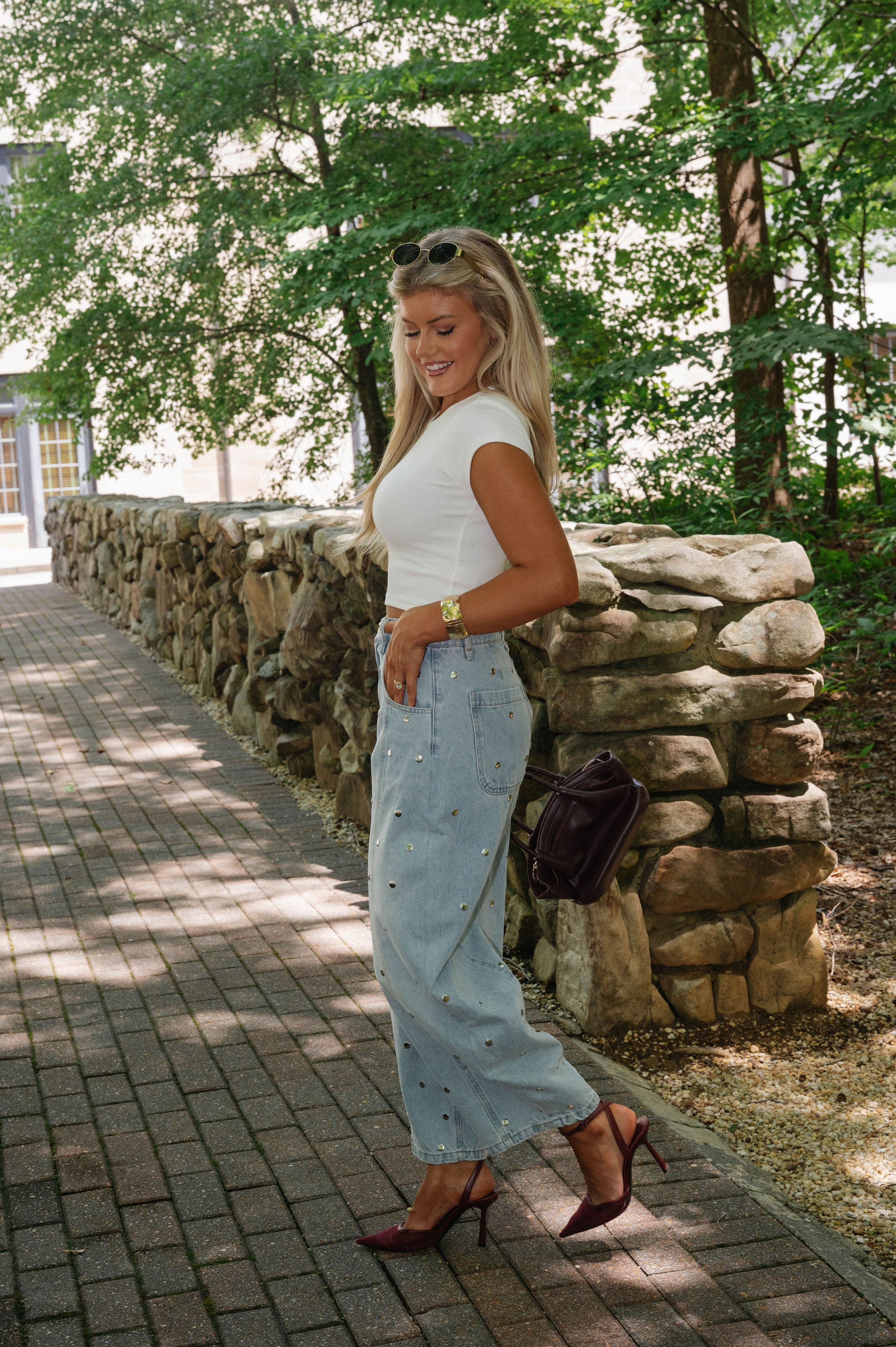 Max Barrel Jeans-Light Denim