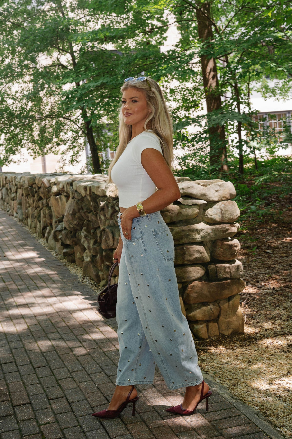 Max Barrel Jeans-Light Denim
