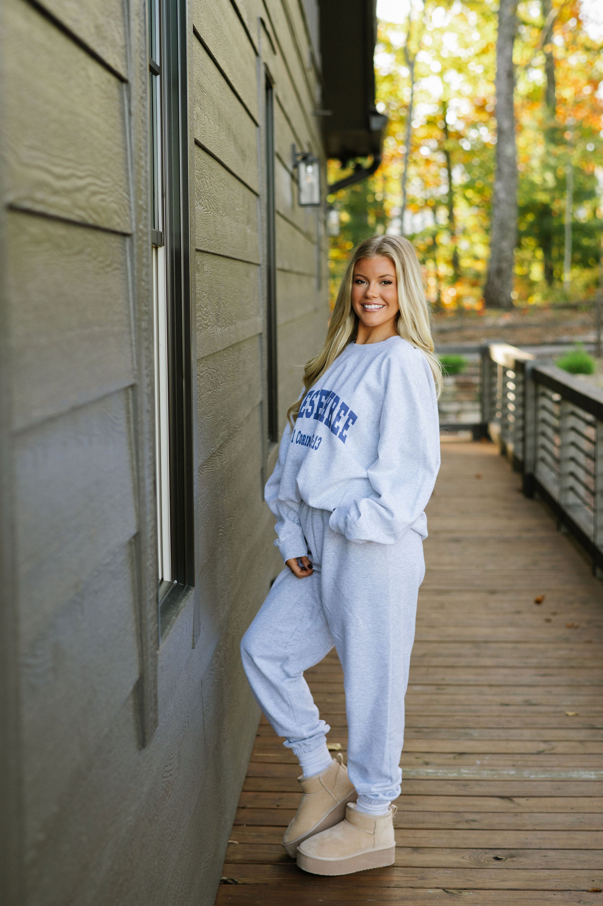 These Three Sweatshirt- Grey/Navy