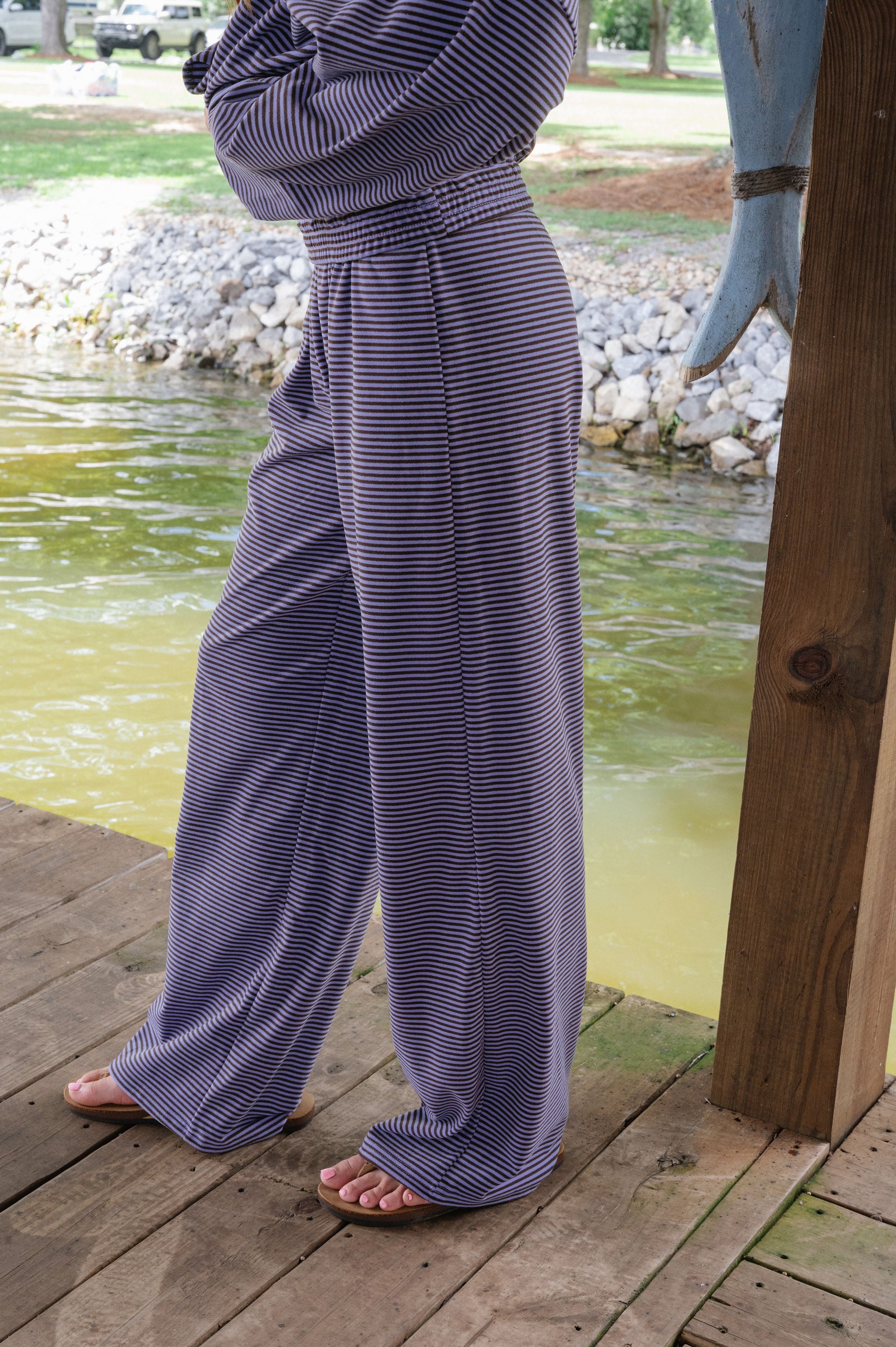 Dylan Fleece Pants-Lavender