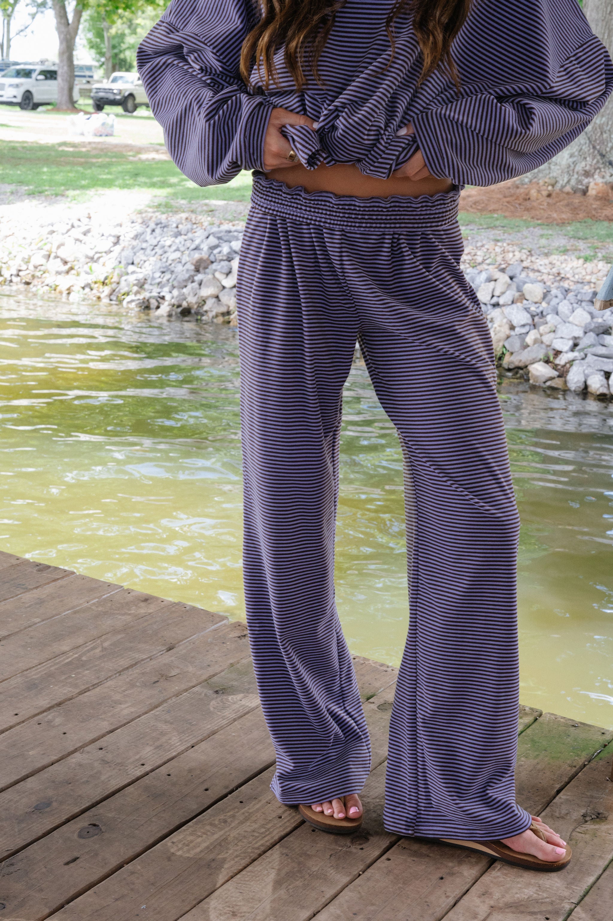 Dylan Fleece Pants-Lavender