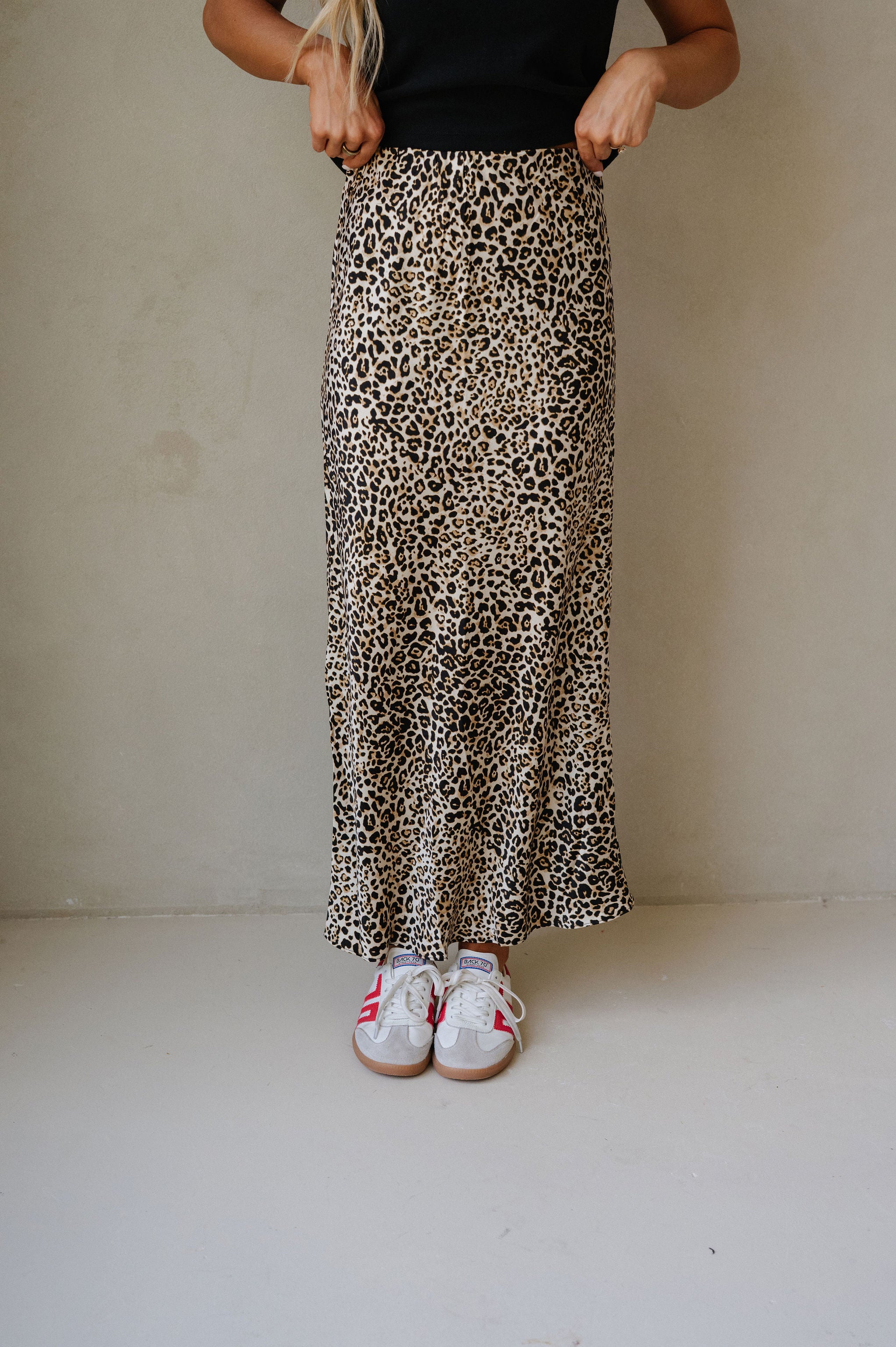 Kingsley Leopard Print Maxi Skirt