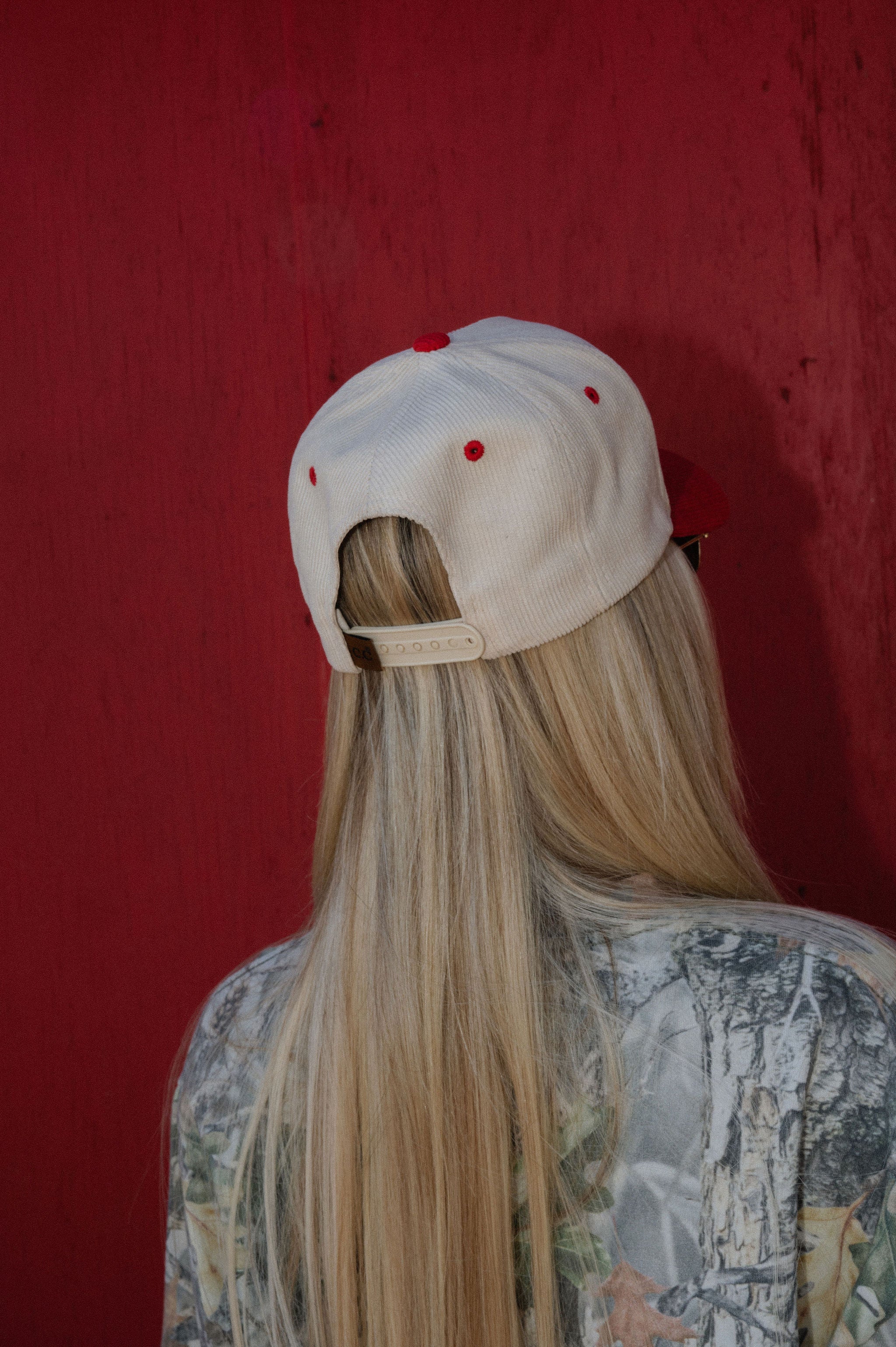 "American Honey" Baseball Hat-Red