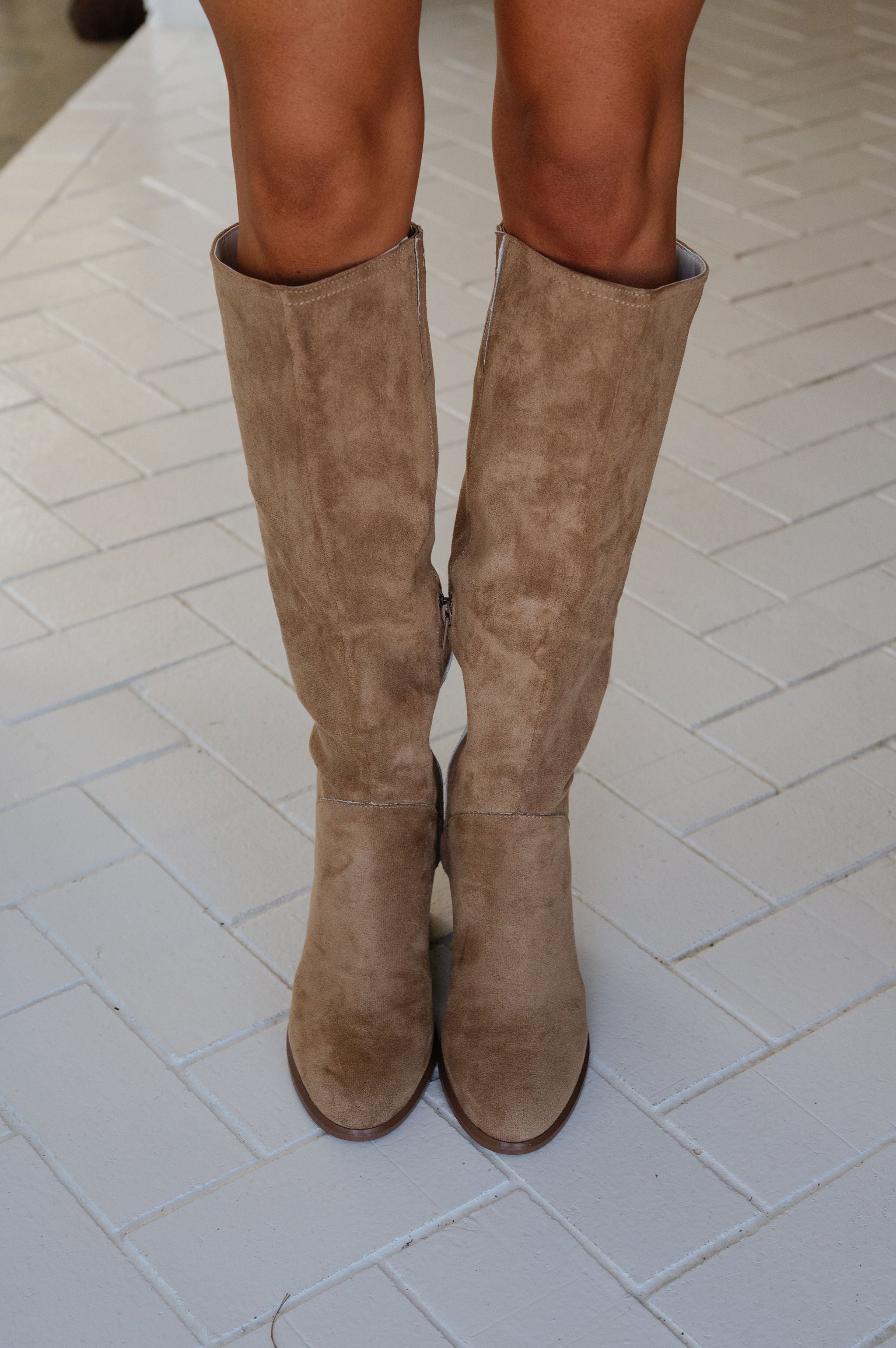 Shiloh Knee High Boot-Latte
