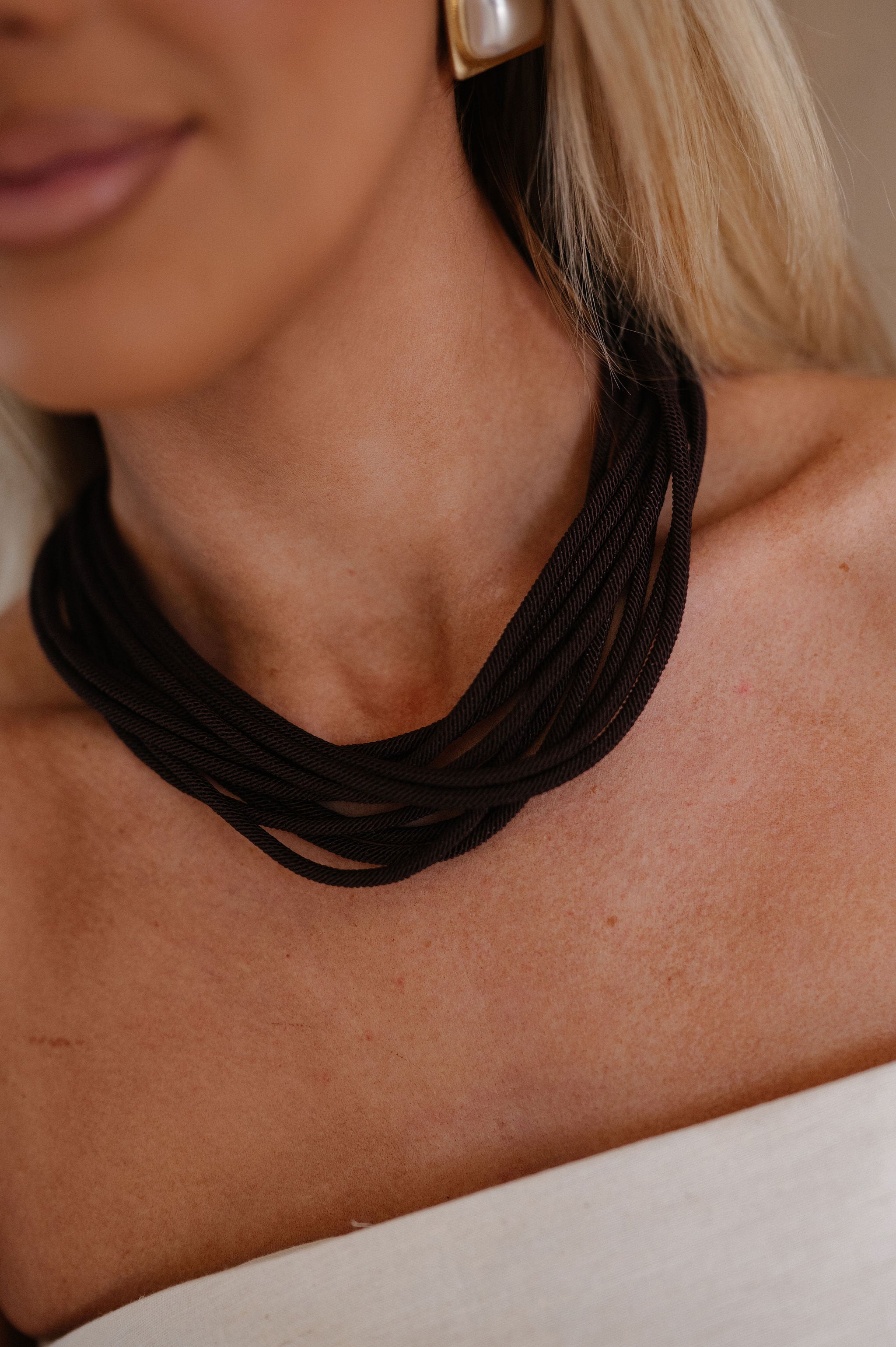 Multi Layered Rope Necklace